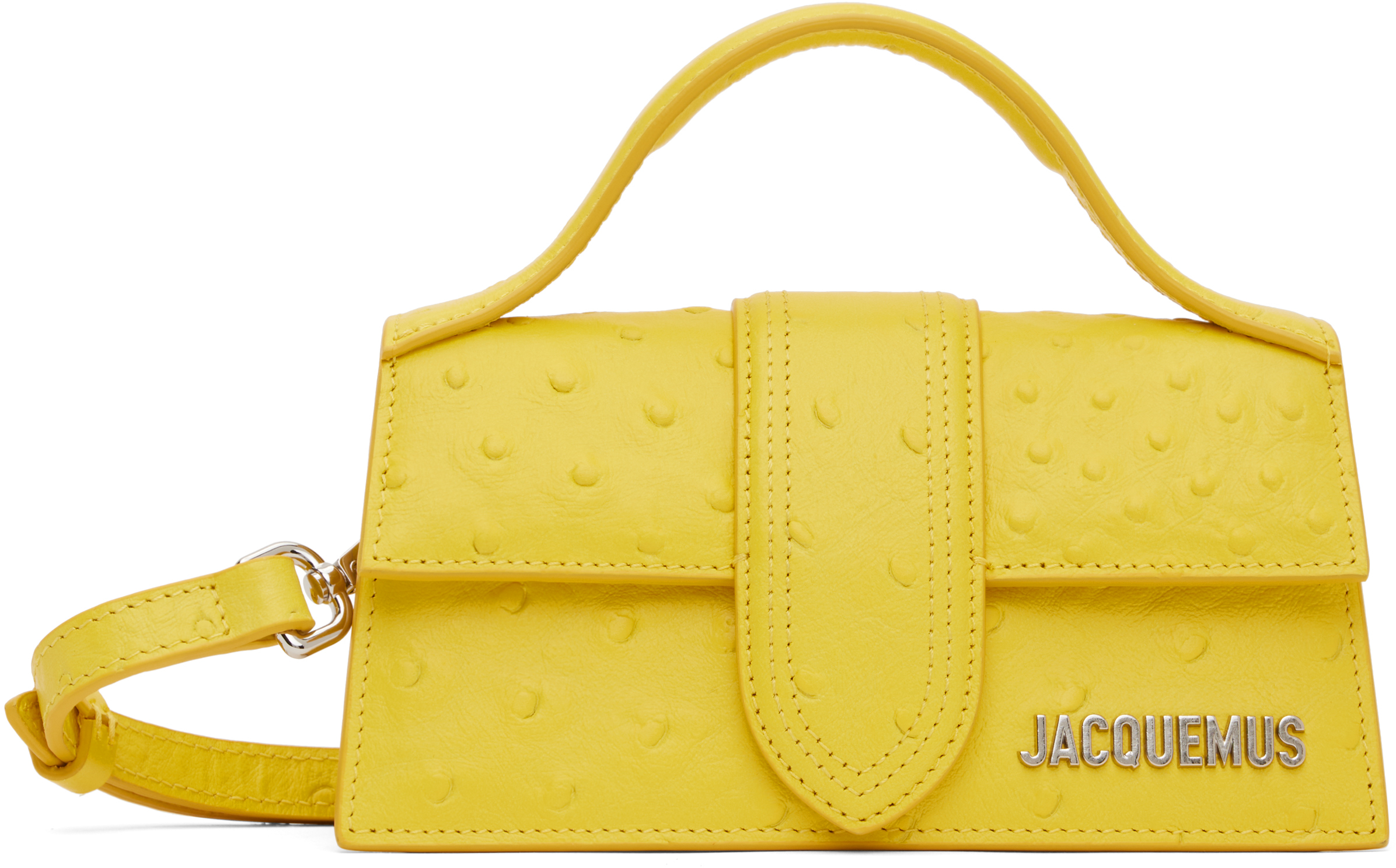 Jacquemus Yellow La Croisière 'the Bambino' Bag In 250 Yellow