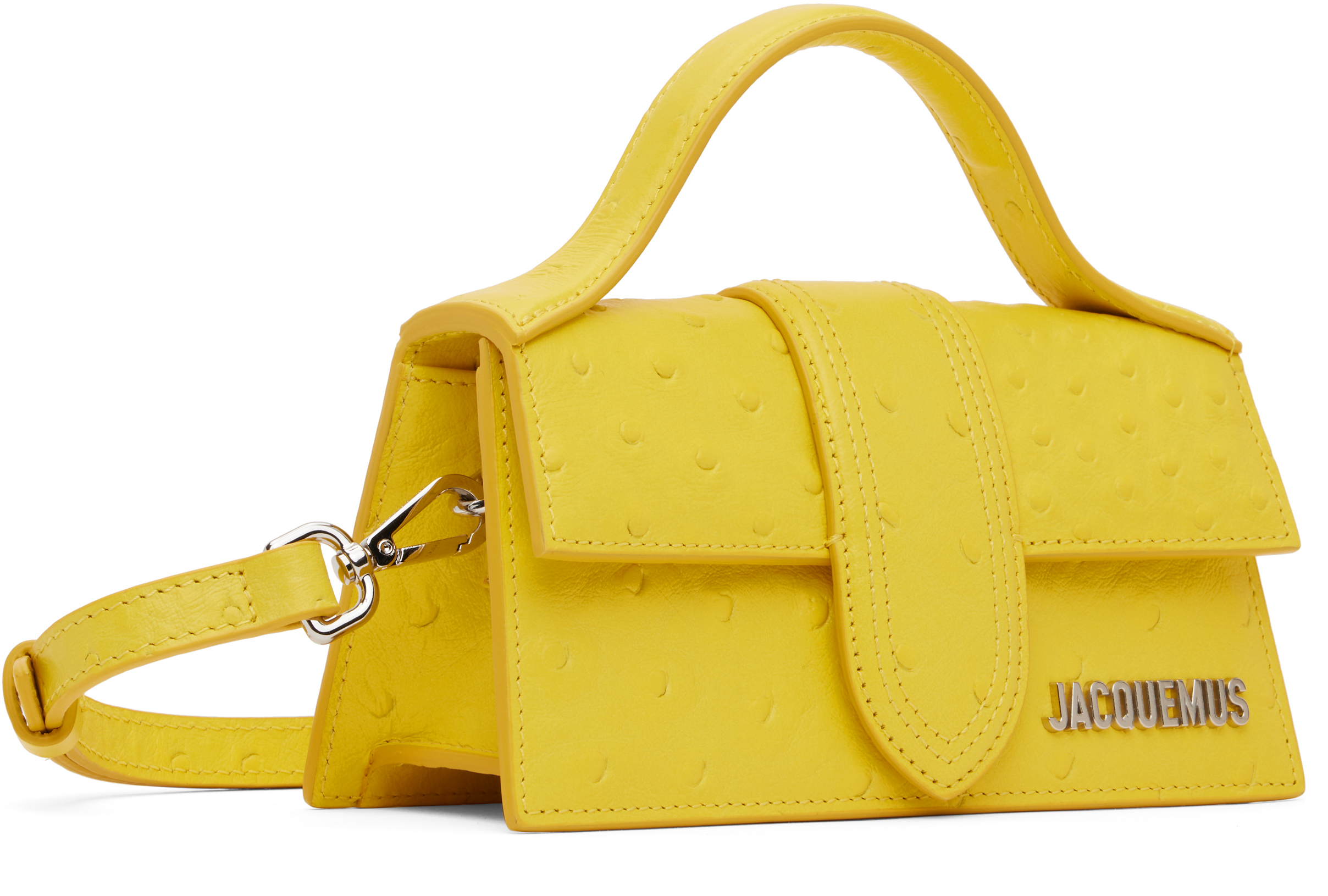 Jacquemus Yellow La Croisière 'the Bambino' Bag In 250 Yellow