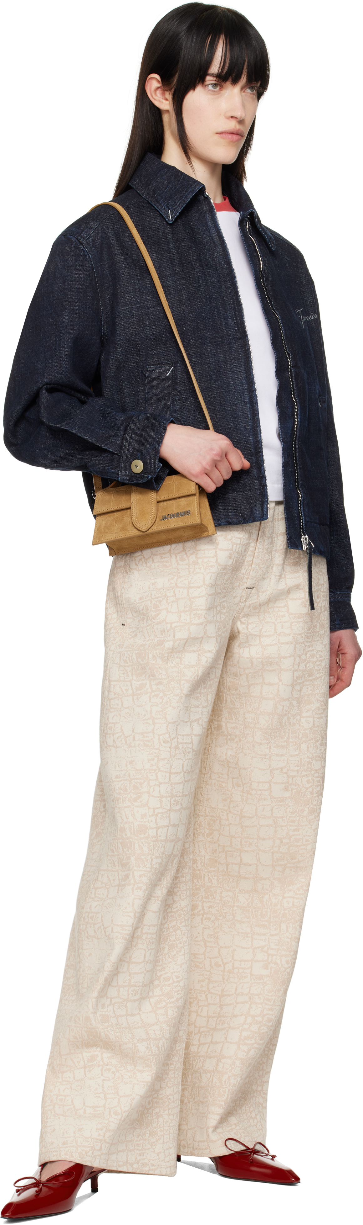 Jacquemus Tan La Croisière 'the Bambino' Bag In 830 Camel