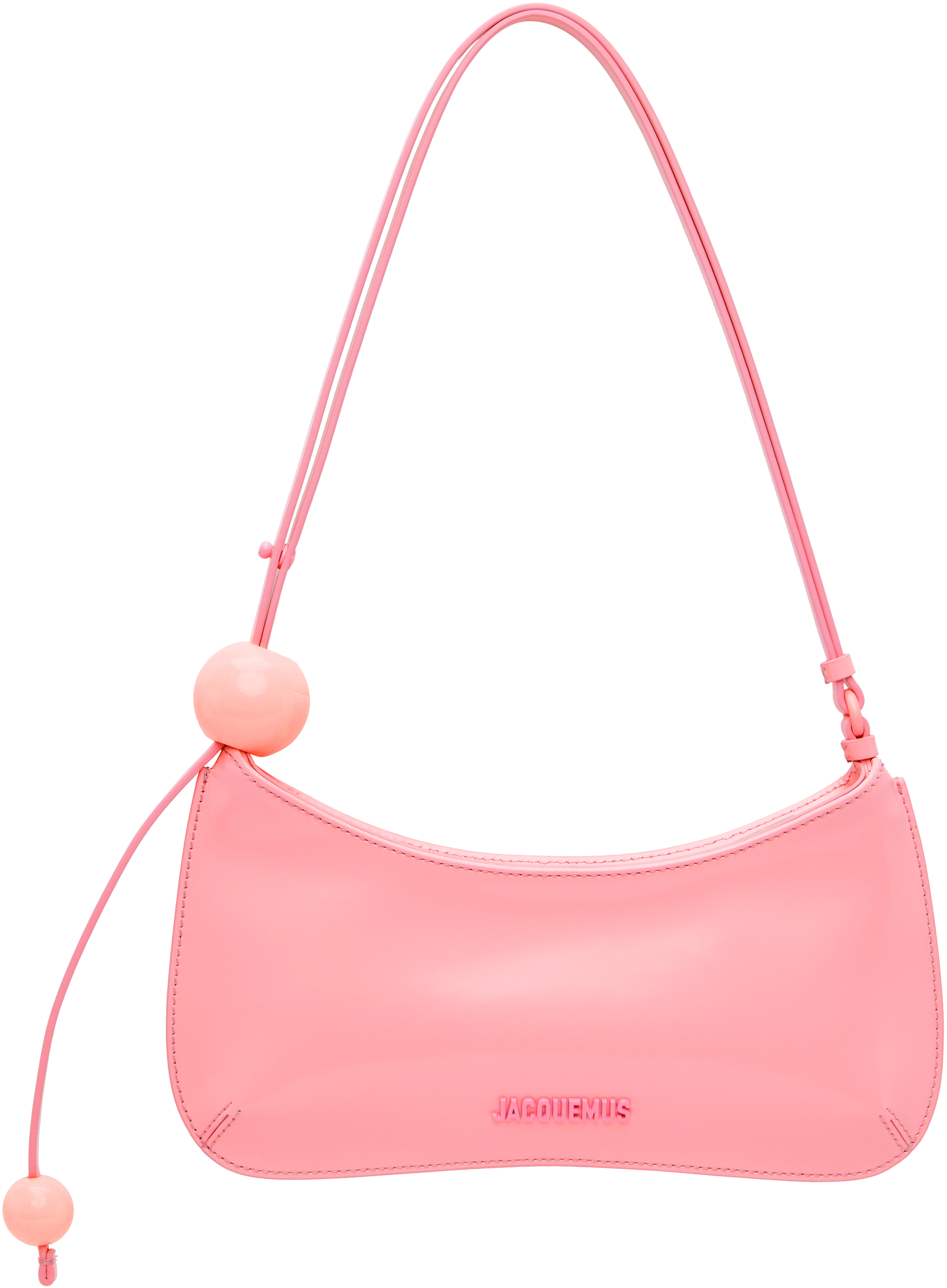 Jacquemus Pink La Croisière 'the Bisou Perle' Bag