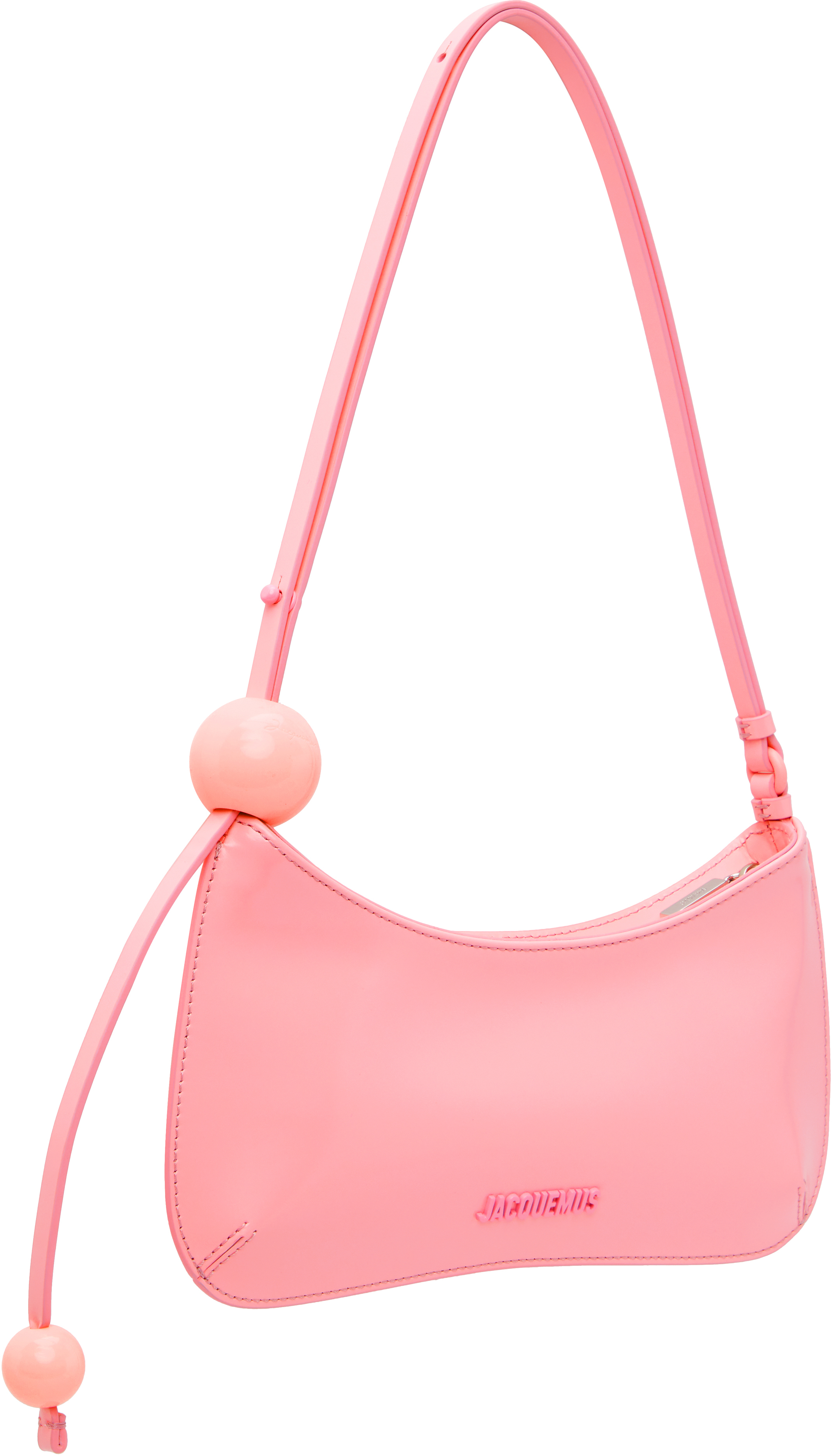 Jacquemus Pink La Croisière 'the Bisou Perle' Bag
