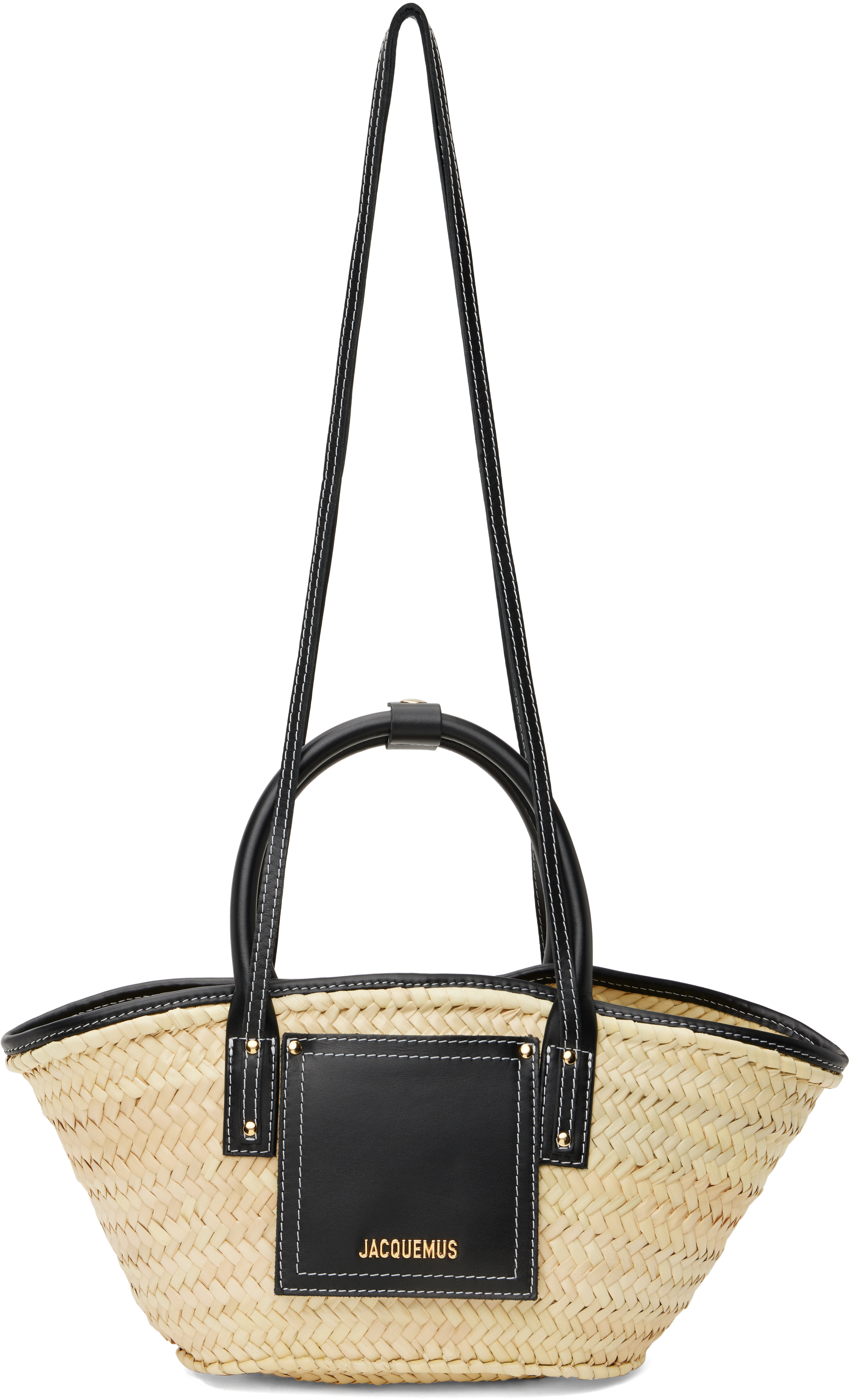 Jacquemus Black 'the Small Soli Basket' Tote