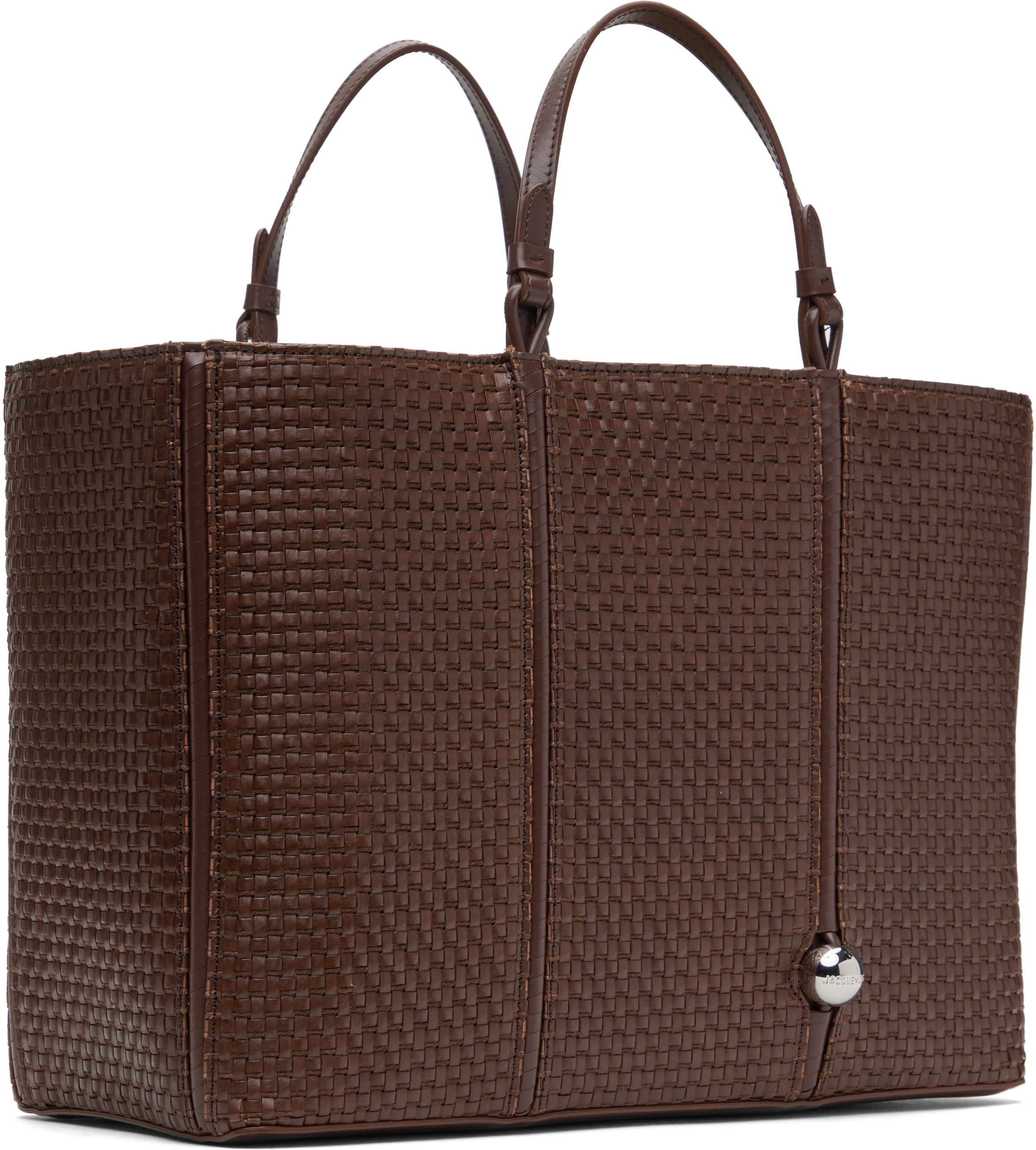 Jacquemus Brown La Croisière 'the Marino Horizontal Shopper' Tote