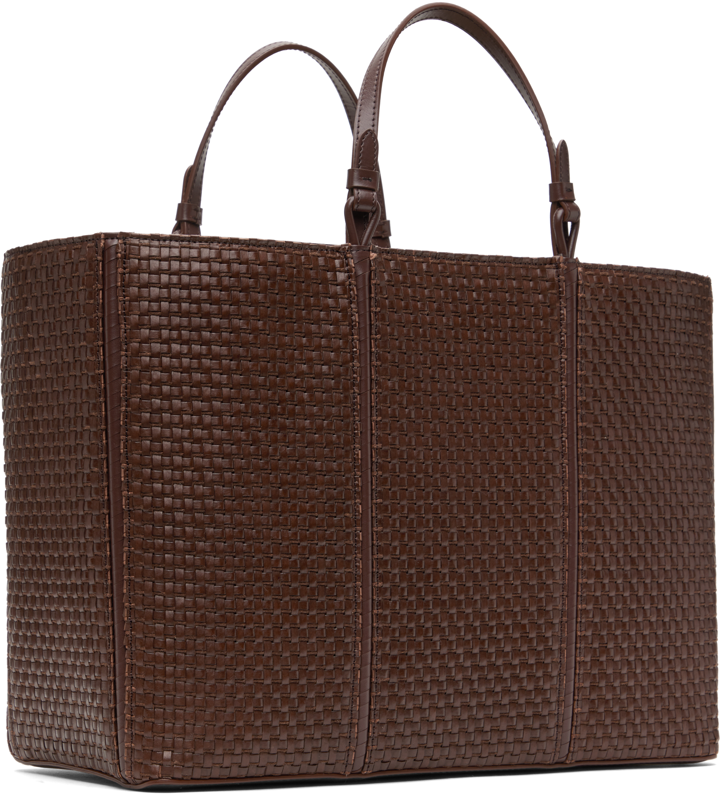 Jacquemus Brown La Croisière 'the Marino Horizontal Shopper' Tote