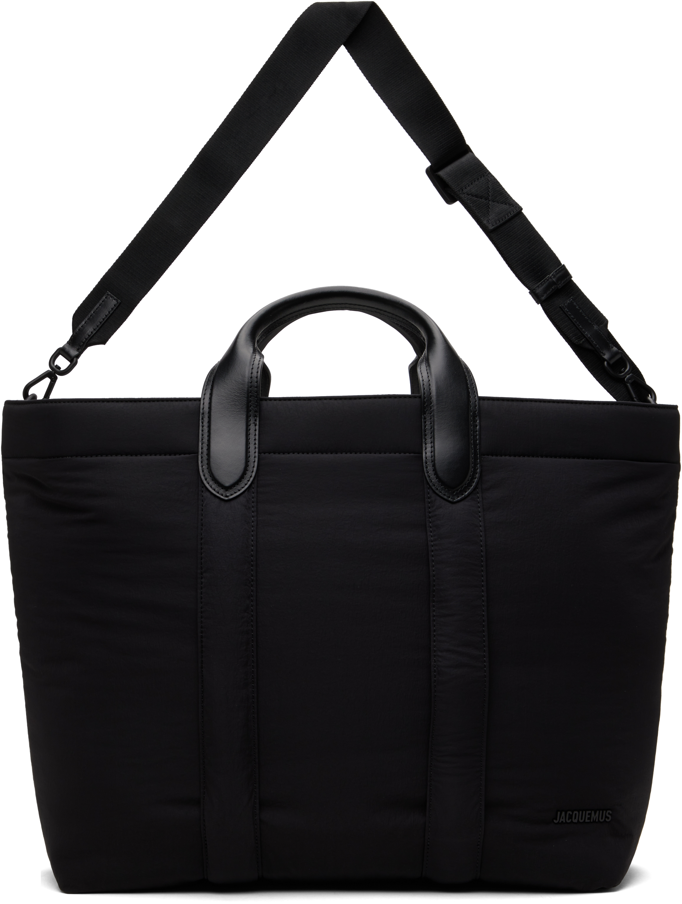 Jacquemus Black La Croisière 'the Bambino Shopper' Tote