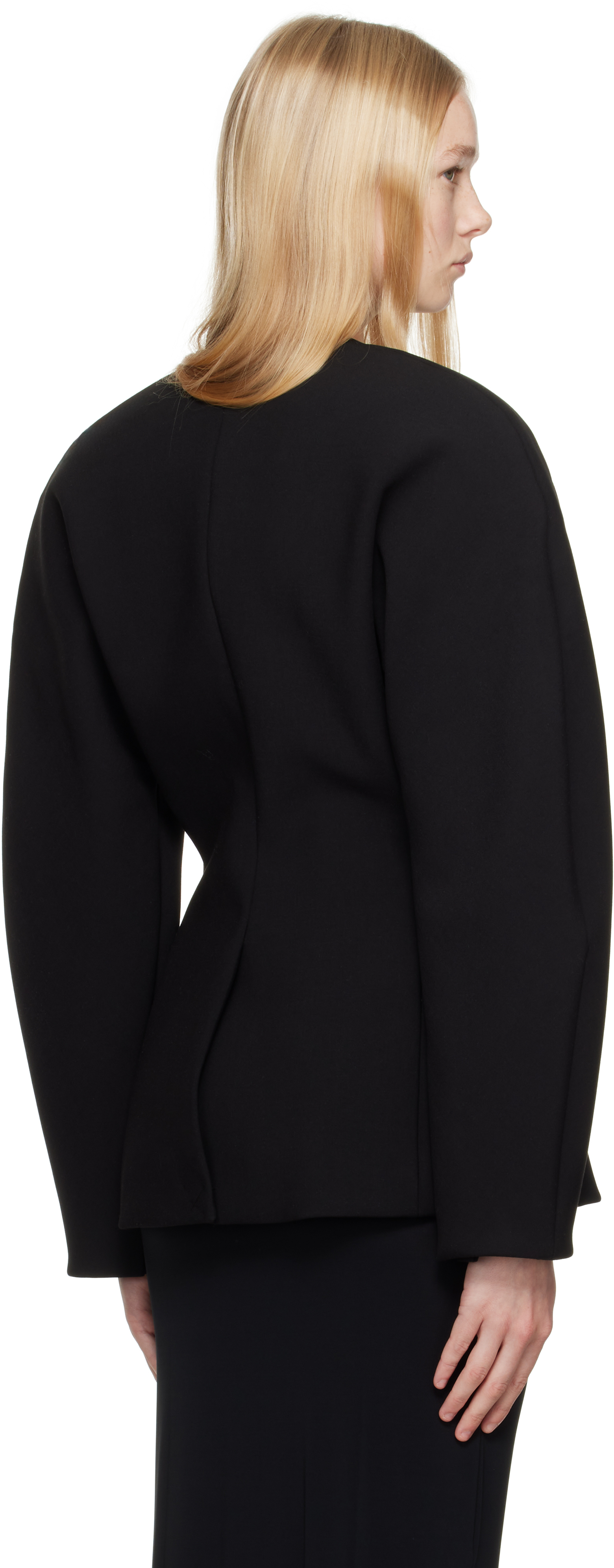 Jacquemus Black La Croisière 'the Ovalo' Blazer