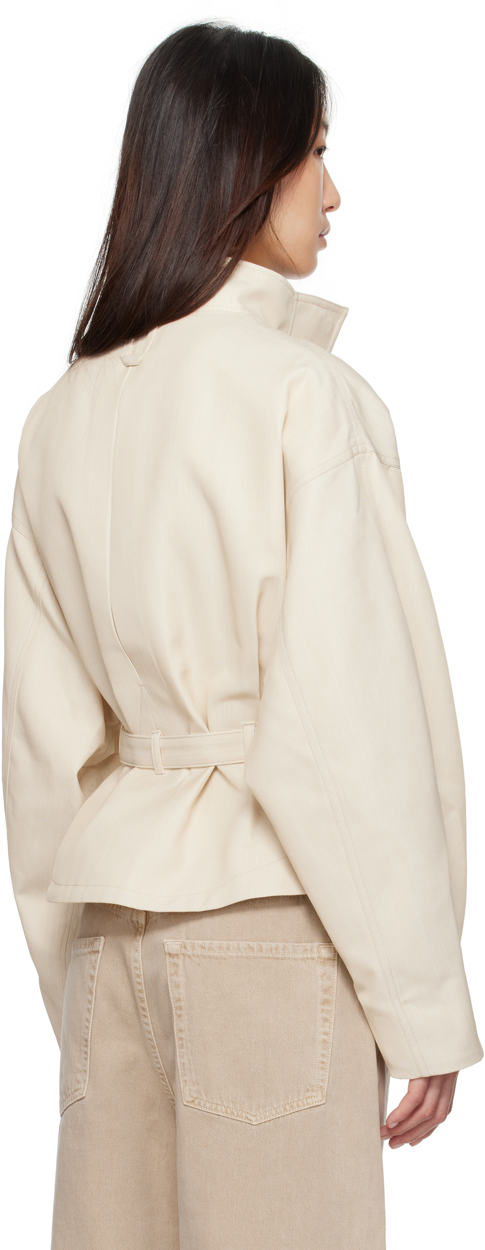 Jacquemus Beige La Croisière 'the Ciro' Jacket In Neutral