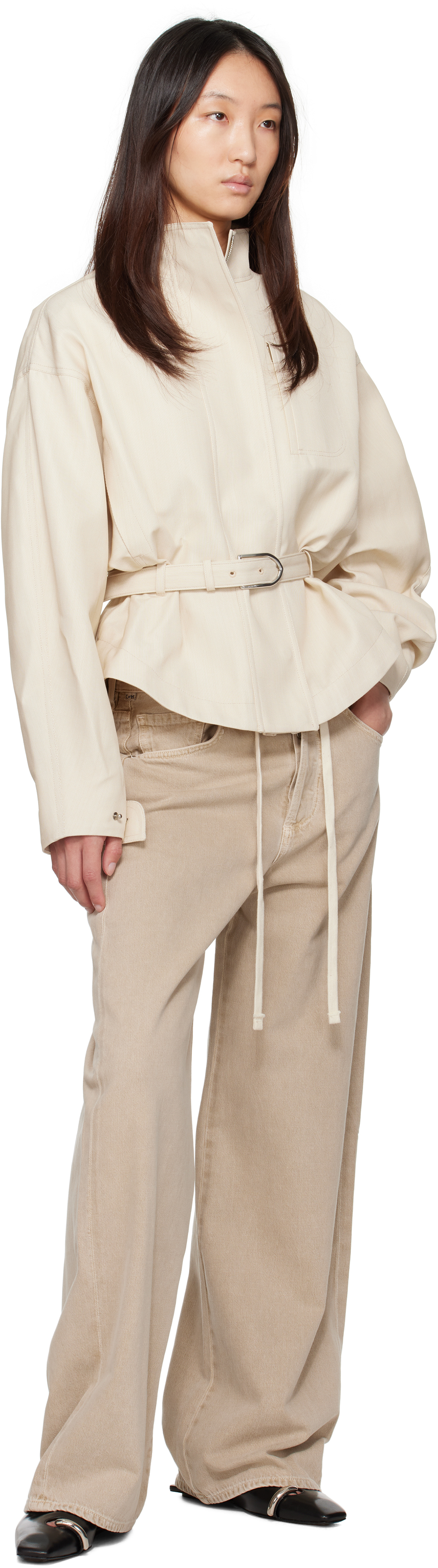 Jacquemus Beige La Croisière 'the Ciro' Jacket In Neutral