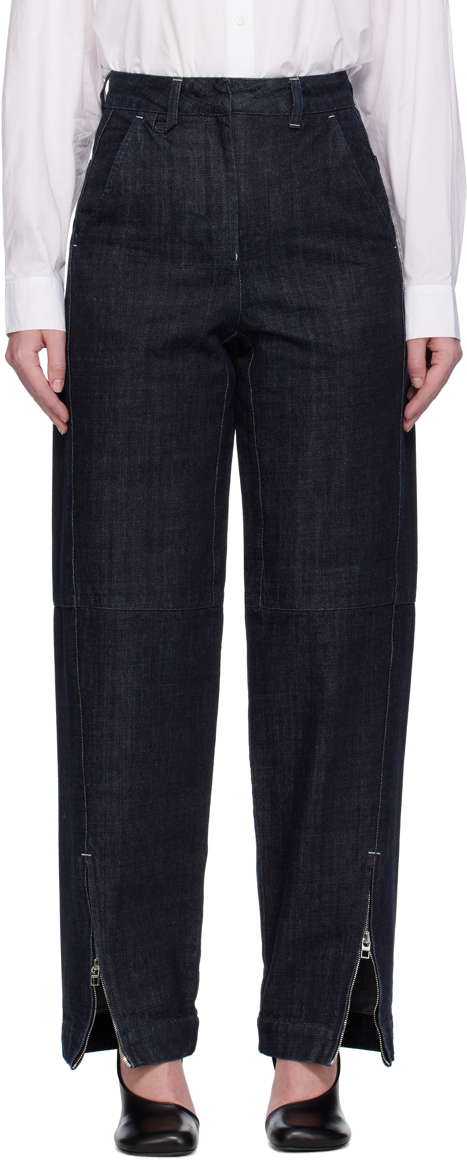 Blue La Croisière 'The de-Nîmes denim cargo' Jeans