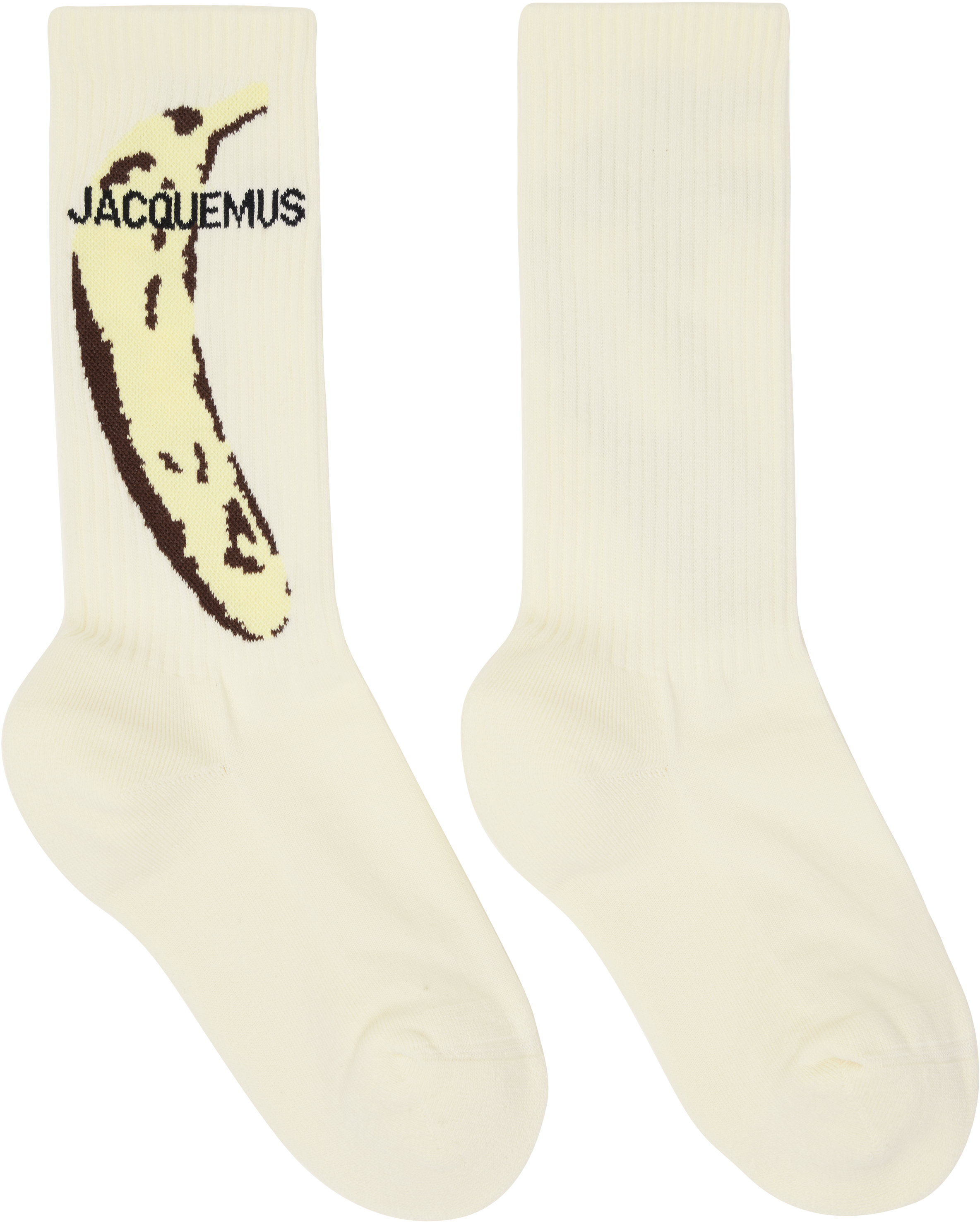 【関税込み】JACQUEMUS オフホワイト The Jacquemus ソックス JACQUEMUS: オフホワイト The Jacquemus ソックス | SSENSE 日本