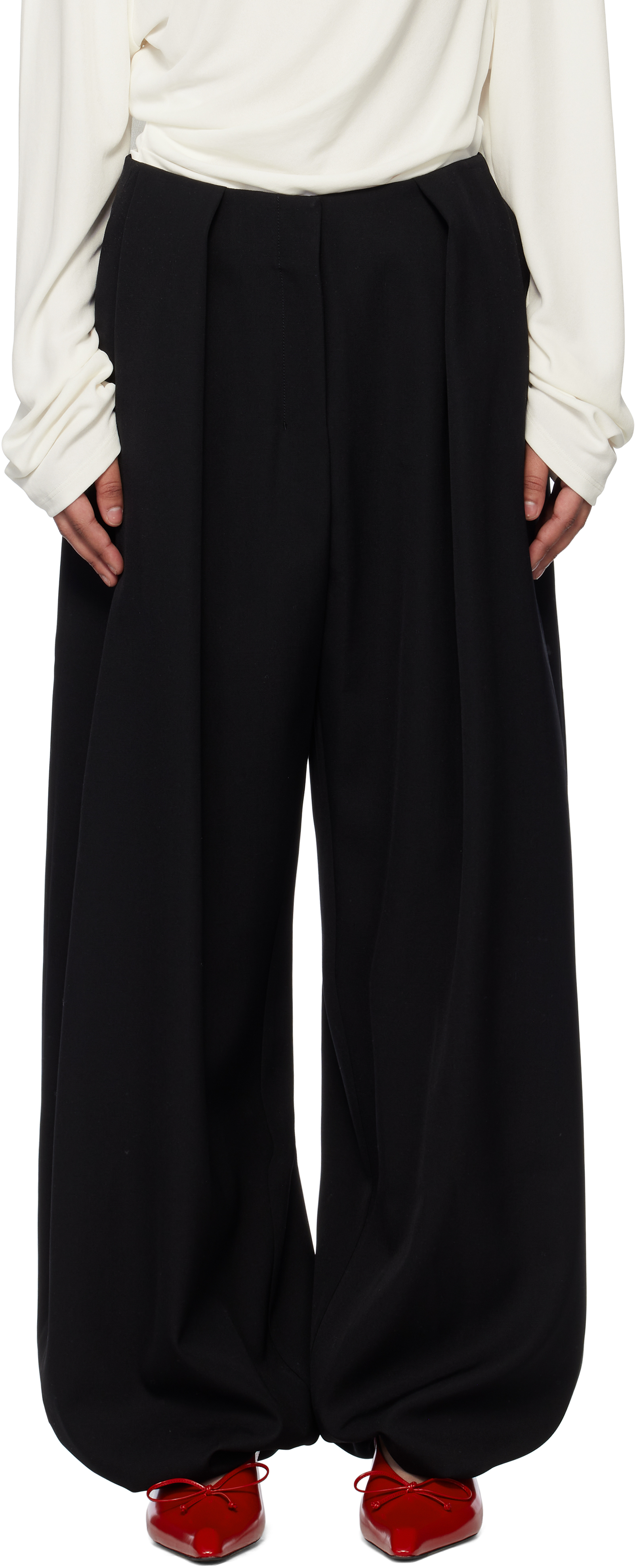 【関税&送料込】JACQUEMUS Trousers Black Jacquemus Le Cargo Trousers | Black | FARFETCH
