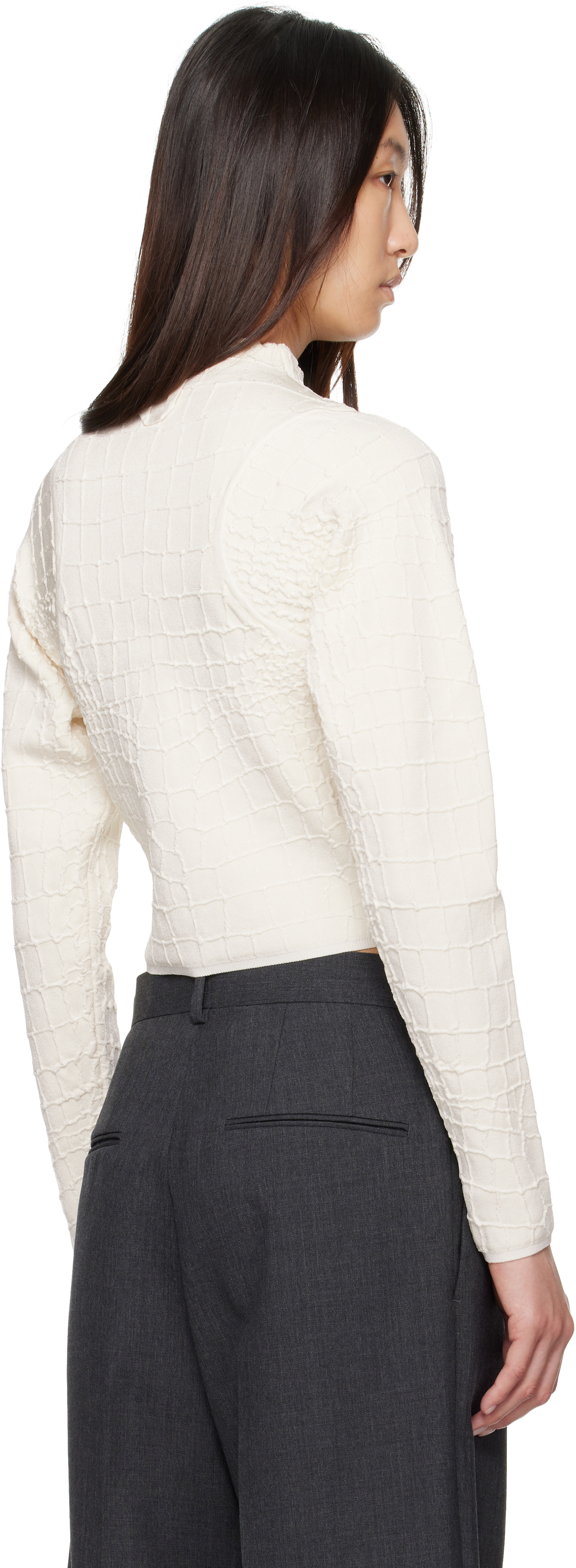 Jacquemus Le Cardigan Scala In Neutral