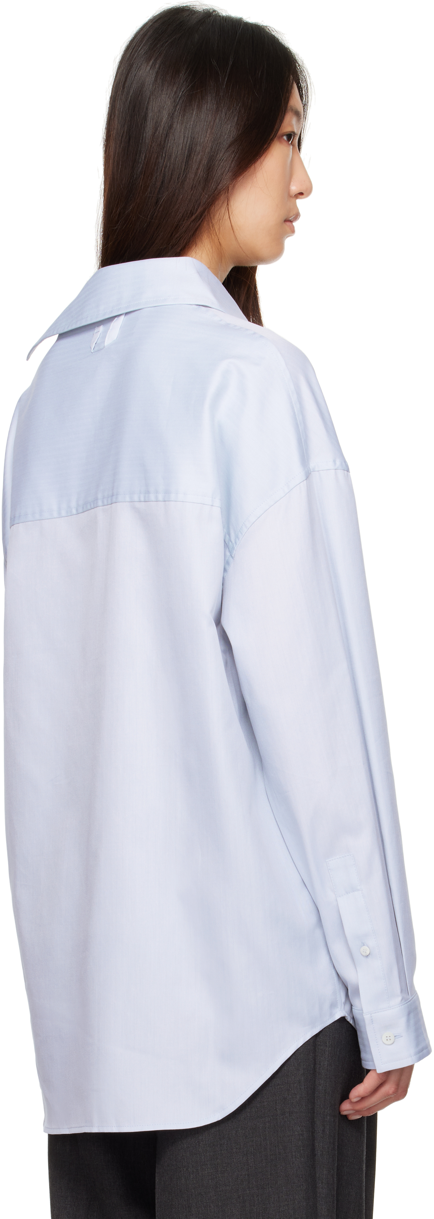 Jacquemus Women La Chemise Cuadro In Blue