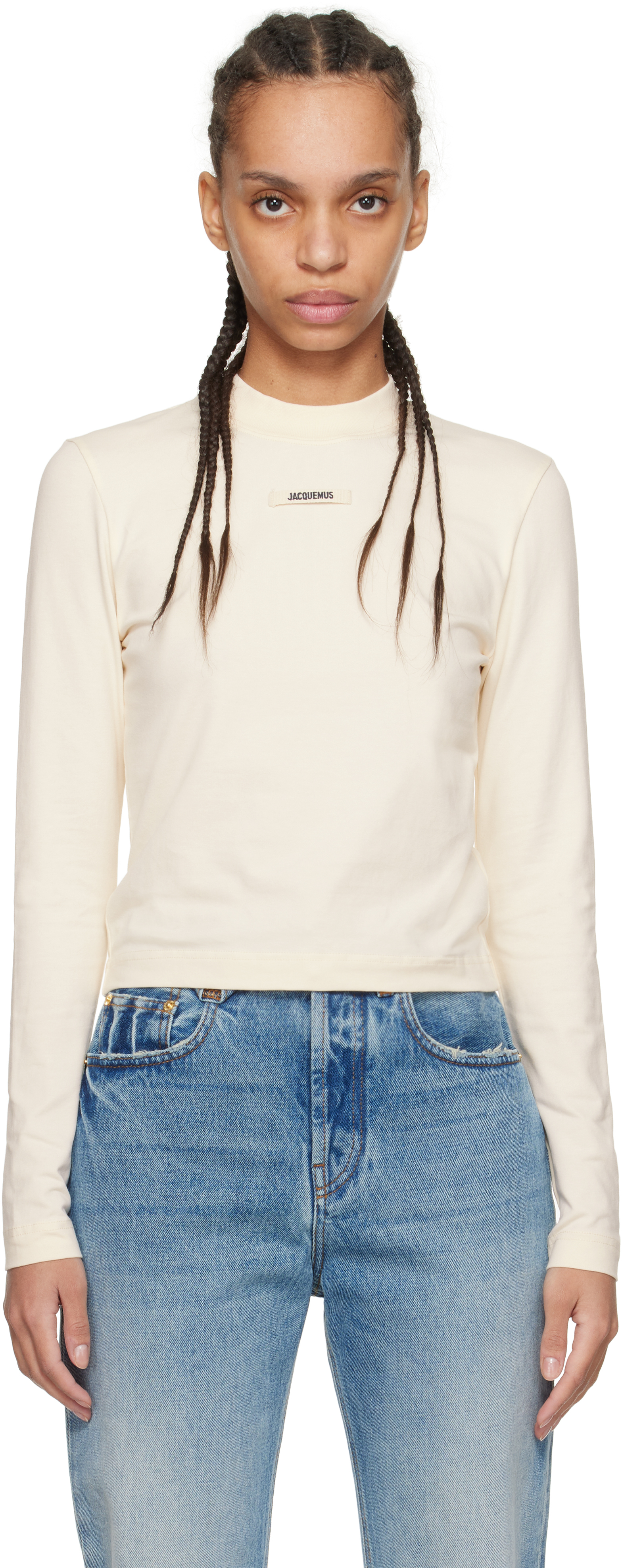 Off-White 'The Gros Grain long-sleeve' T-shirt