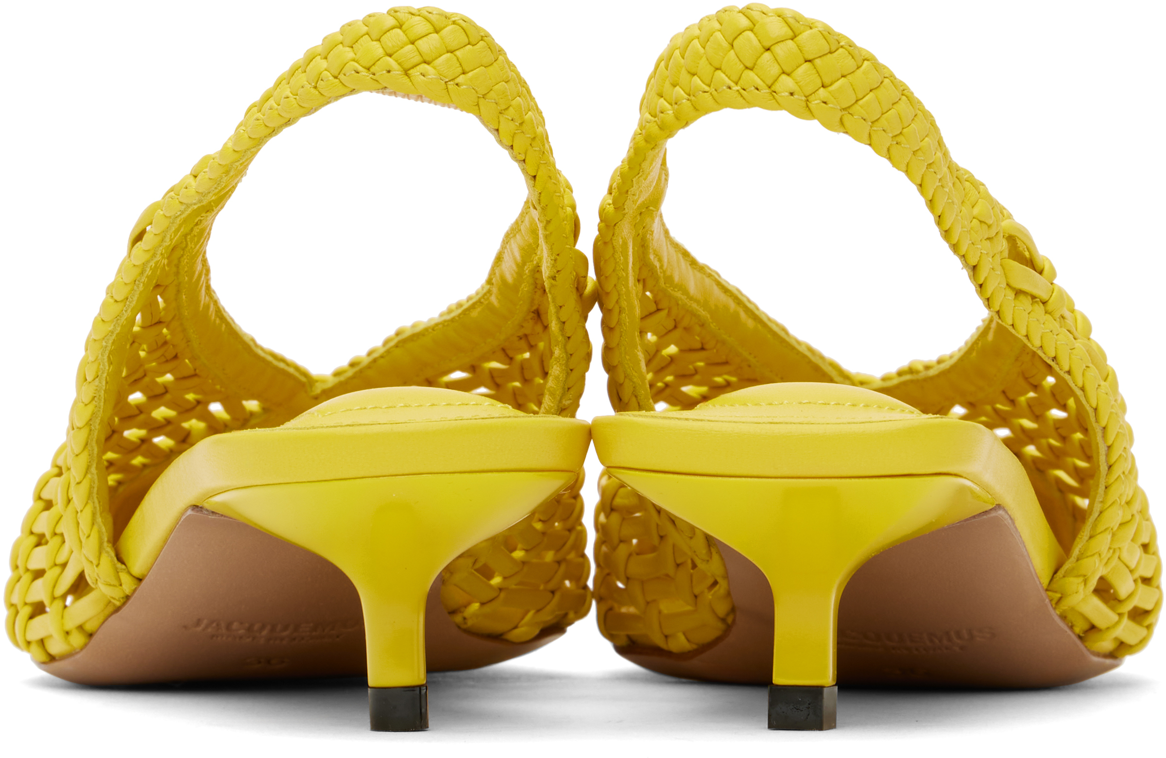 Jacquemus Cubisto Banane Pointed Toe Slingback Pump