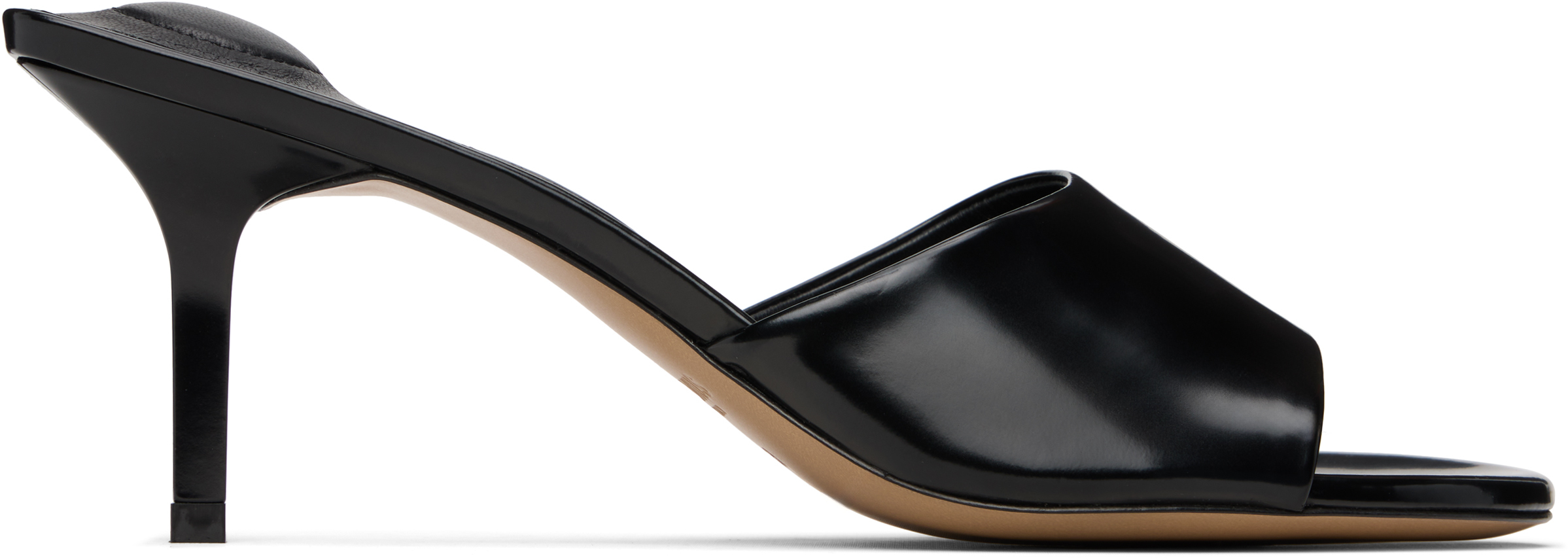 Jacquemus Black 'the Cubisto' Mules