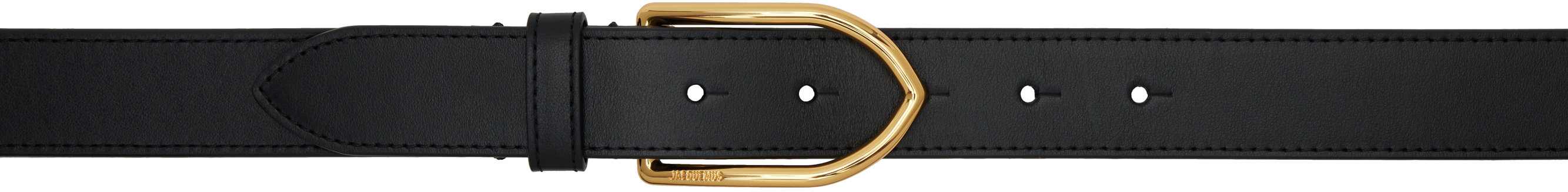 Jacquemus Black 'the Bambino' Belt In 990 Black