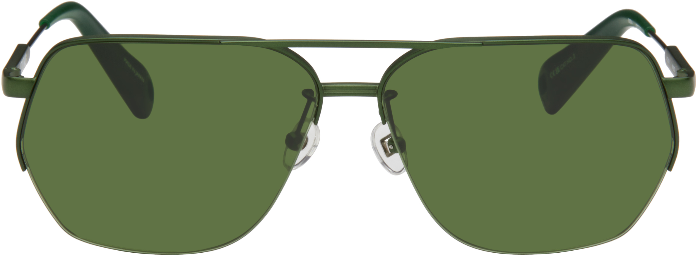 Green 'Les lunettes Aviador' Sunglasses