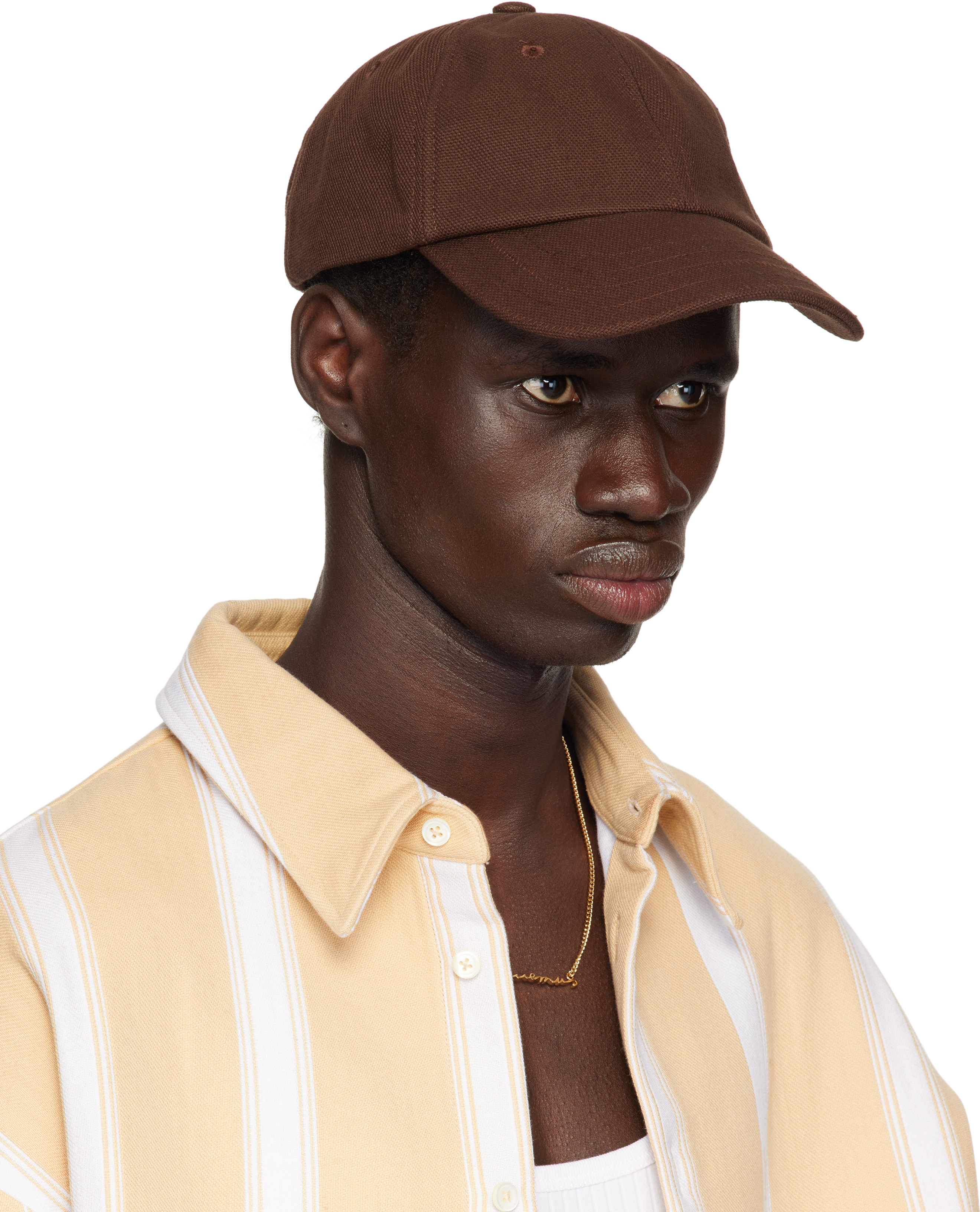 Jacquemus Brown 'the ' Cap In 850 Brown