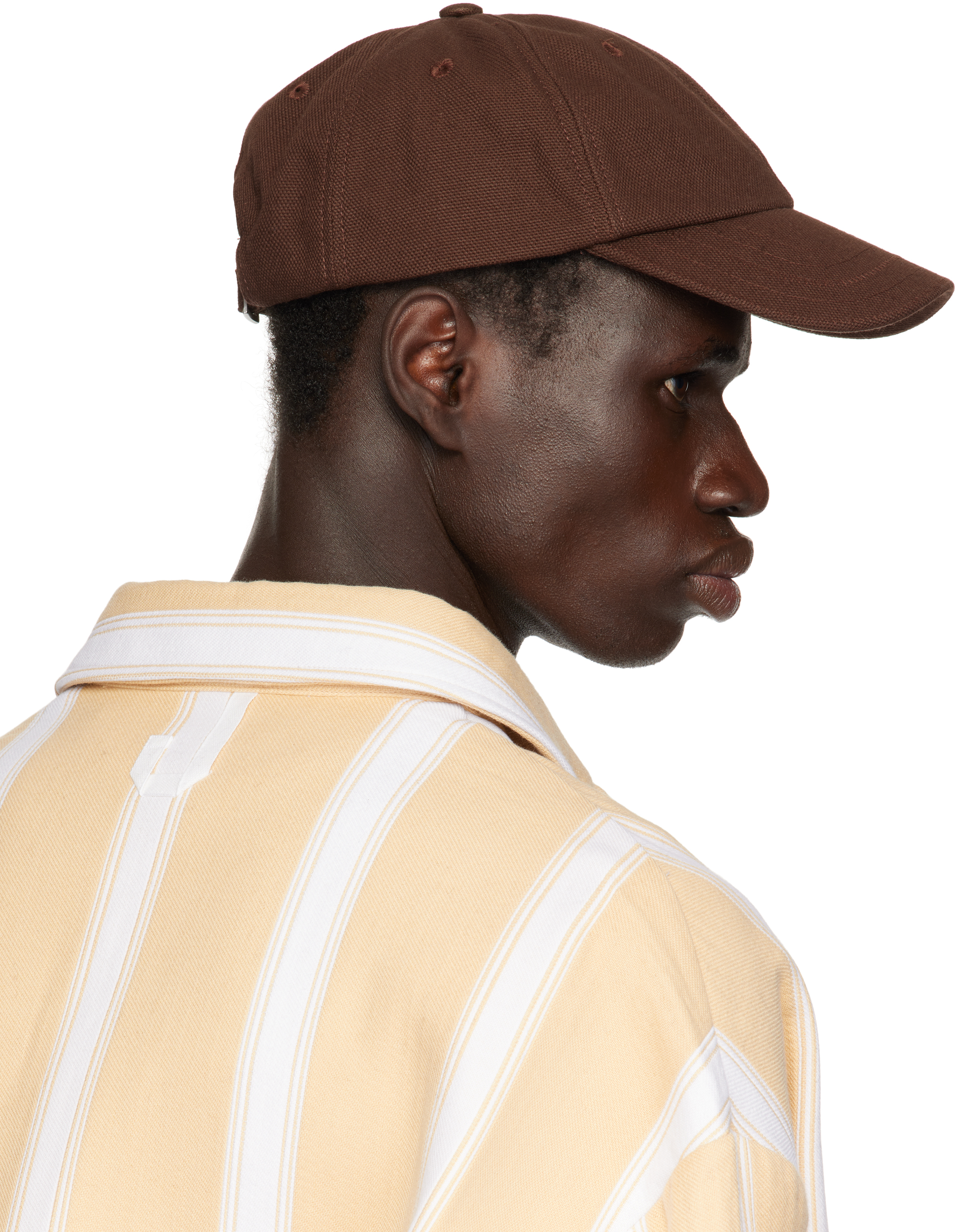 Jacquemus Brown 'the ' Cap In 850 Brown