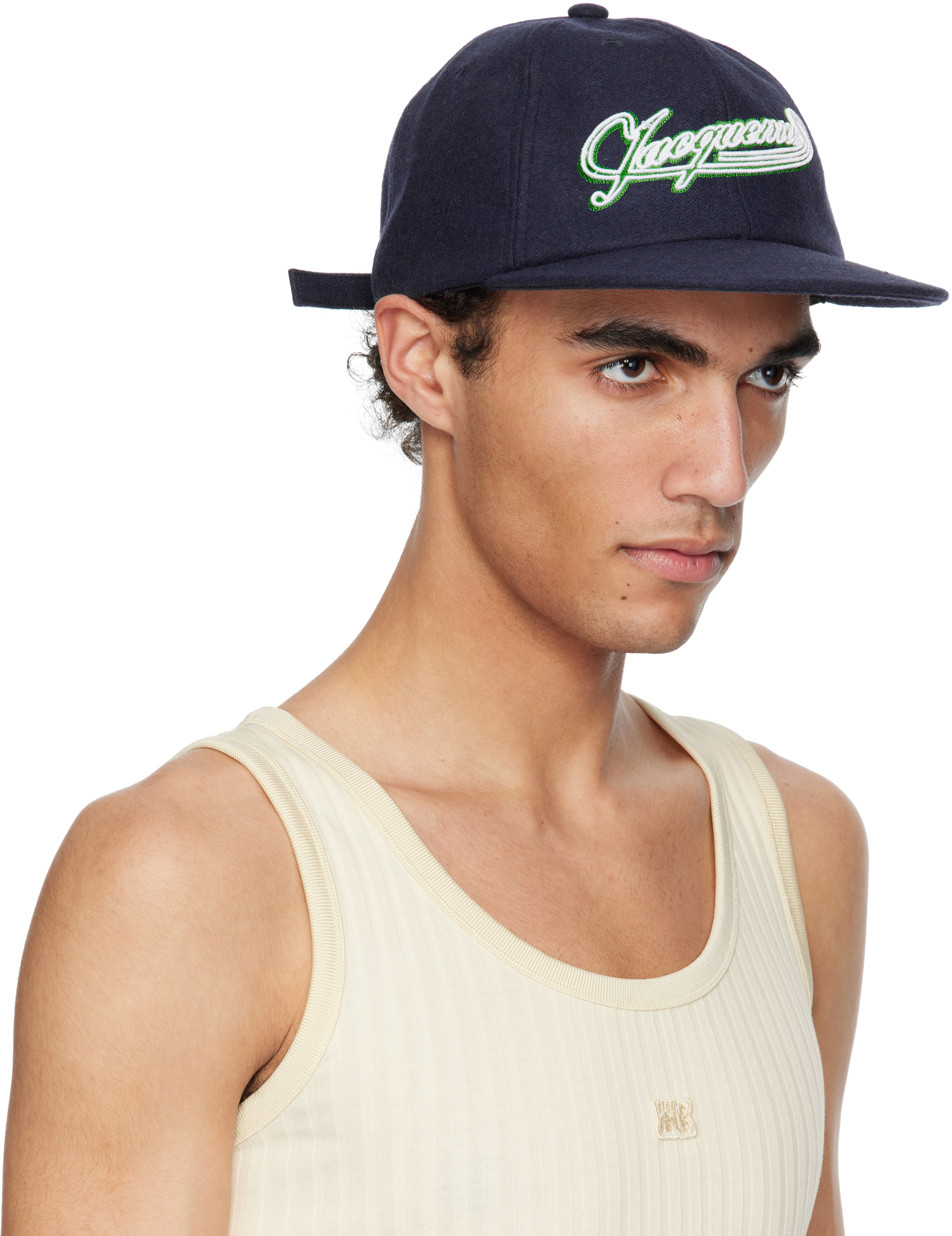 Jacquemus Navy 'the Baseball' Cap In 380 Navy