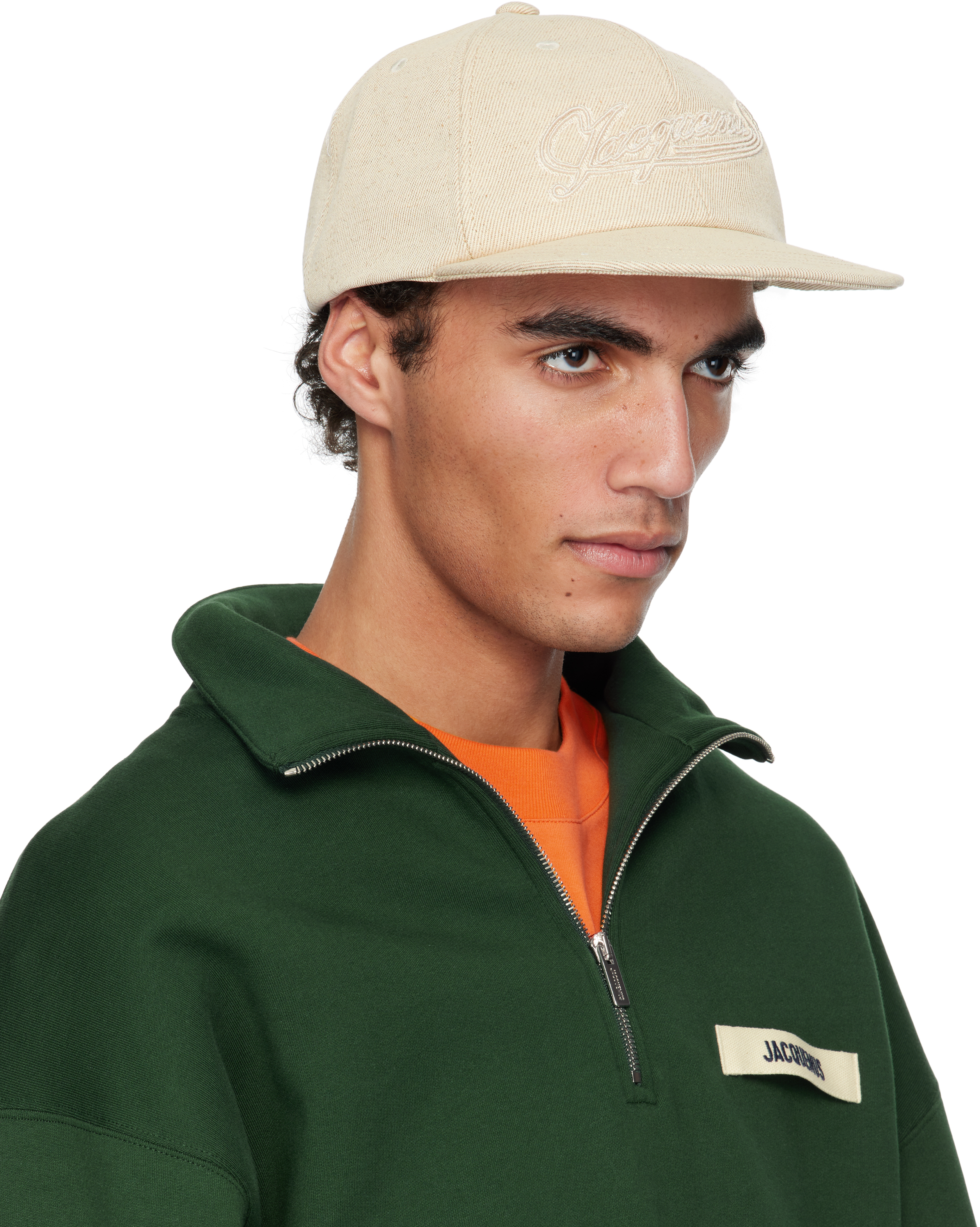 Jacquemus Off-white 'the Baseball' Cap In 110 Off-white
