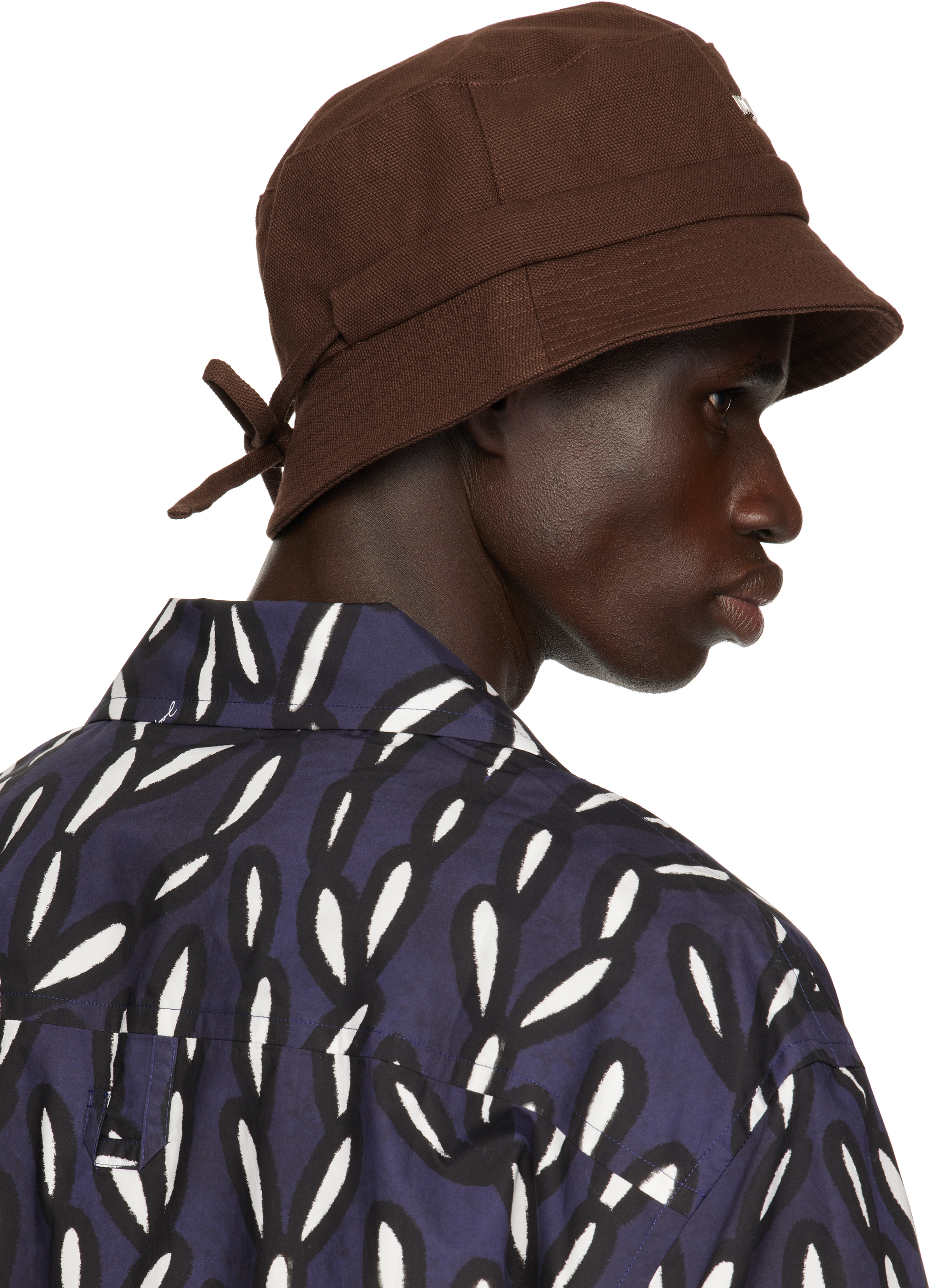 Jacquemus Brown 'the Gadjo' Bucket Hat In 850 Brown