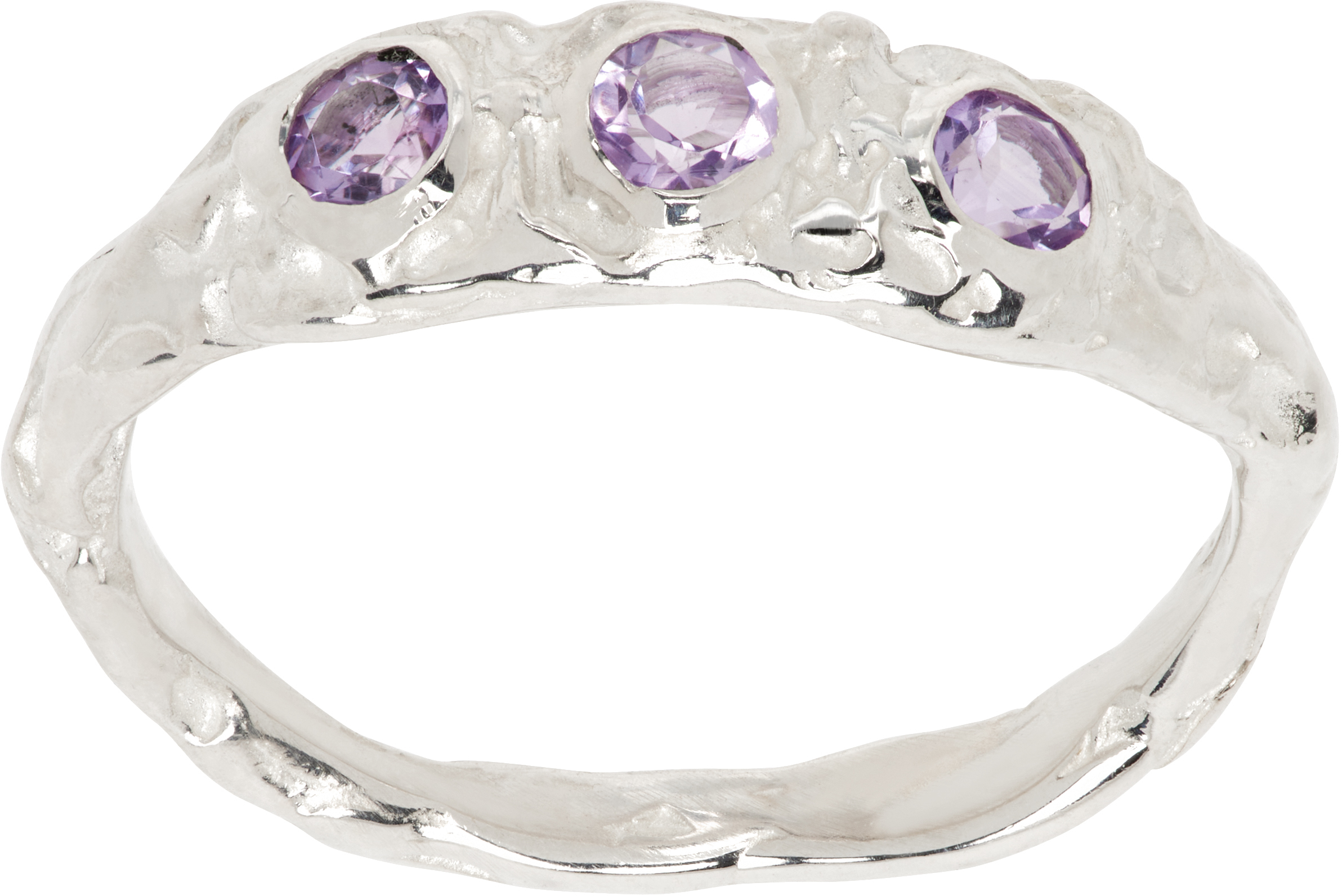 【関税込み】Vasiliki シルバー Mono Mycena リング Vasiliki: Silver Mono Mycena Ring | SSENSE 日本