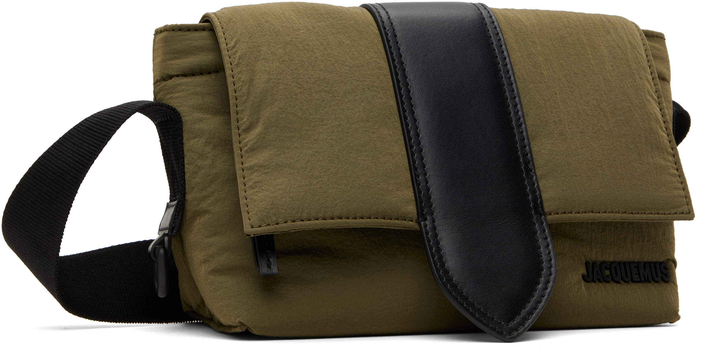 Jacquemus Khaki La Casa 'the Small Bambino Messenger' Bag In 560 Khaki