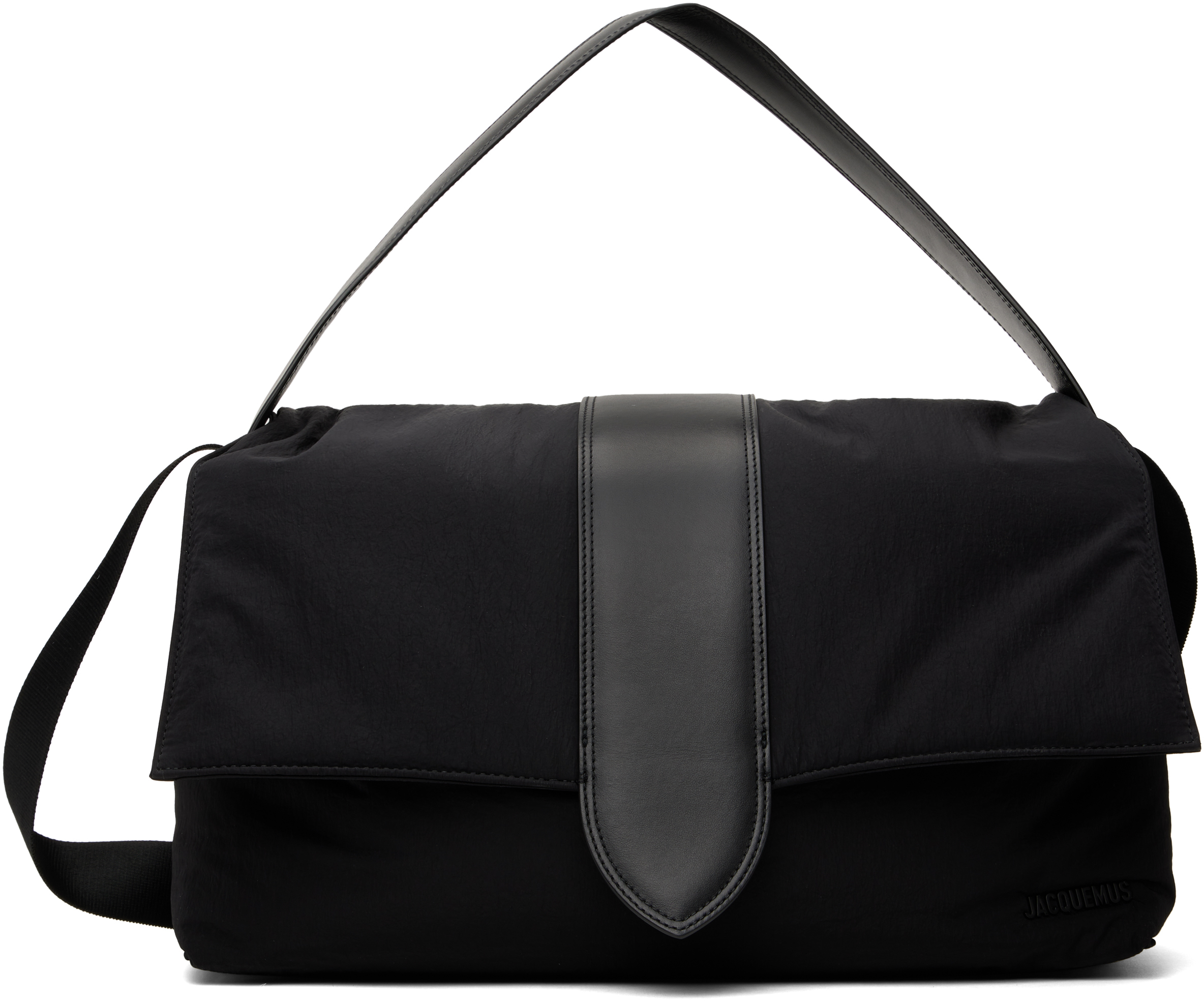Jacquemus Black La Croisière 'the Bambino Messenger' Bag