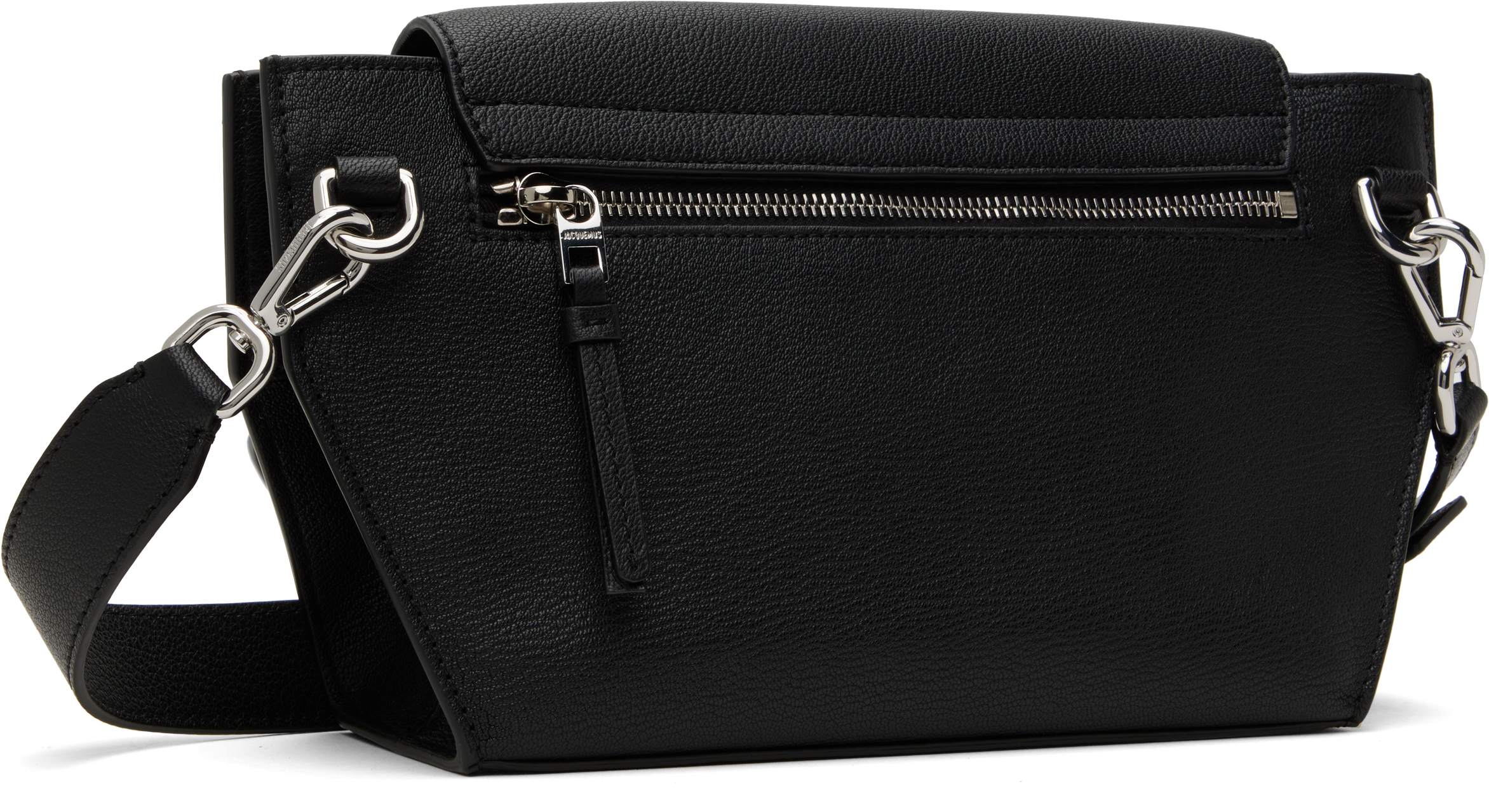 Jacquemus Black La Casa 'the Capri Messenger' Bag In 990 Black