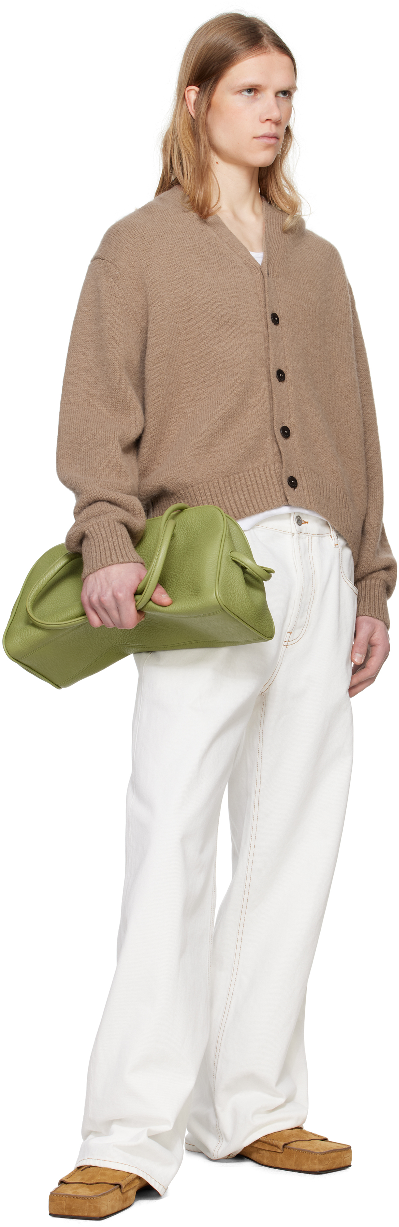 Jacquemus Green La Croisière 'the Turismo' Bowling Bag In 552 Green 2