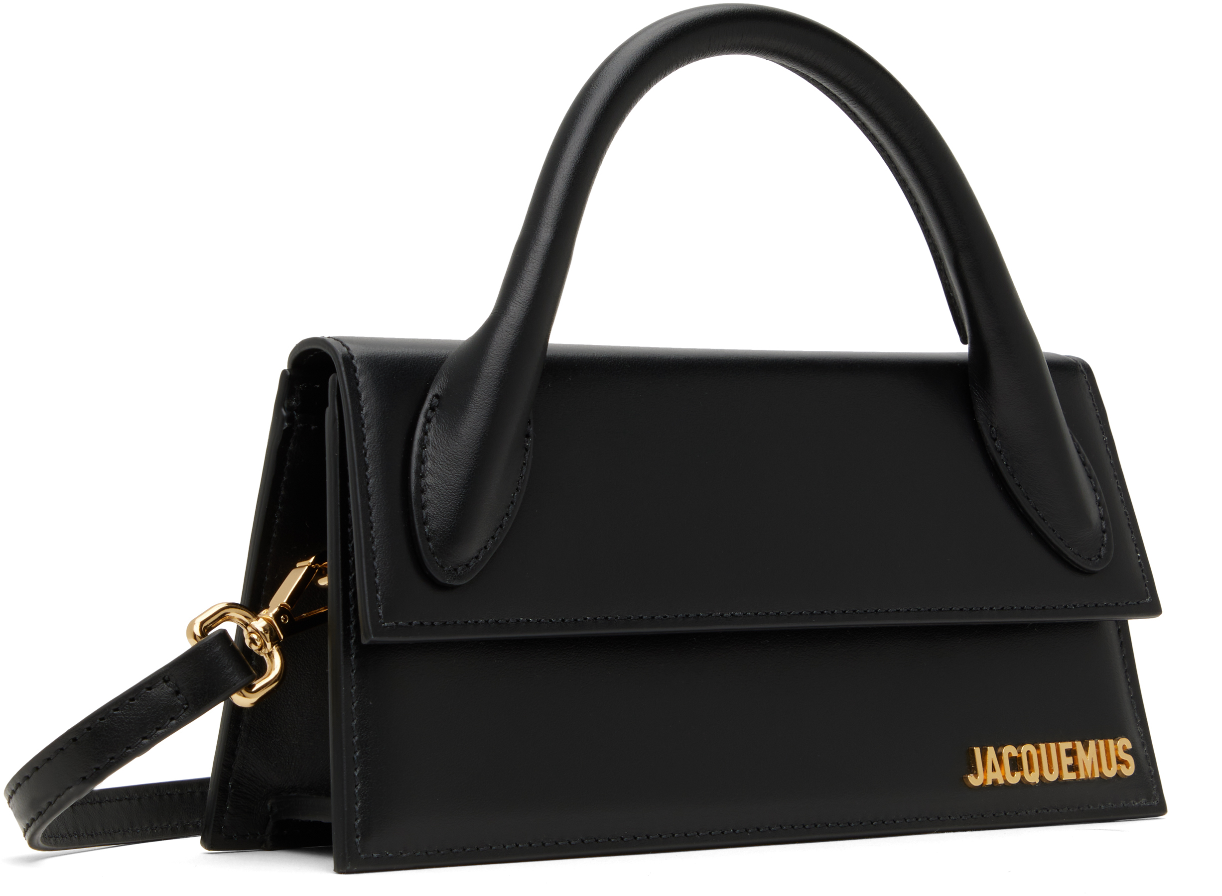 Jacquemus Black Les Classiques 'the Long Chiquito' Bag In 990 Black