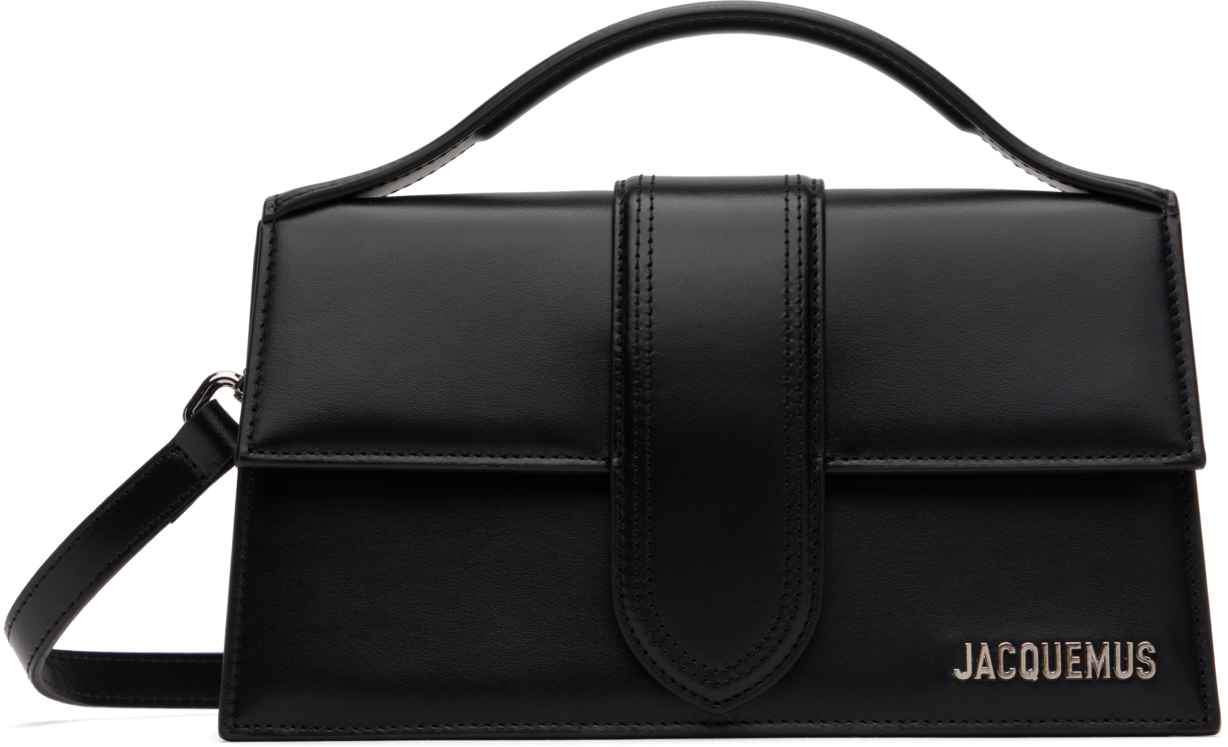 JACQUEMUS Les Classiquesコレクションブラック The large JACQUEMUS: Black Les Classiques 'The large Bambino' Bag | SSENSE