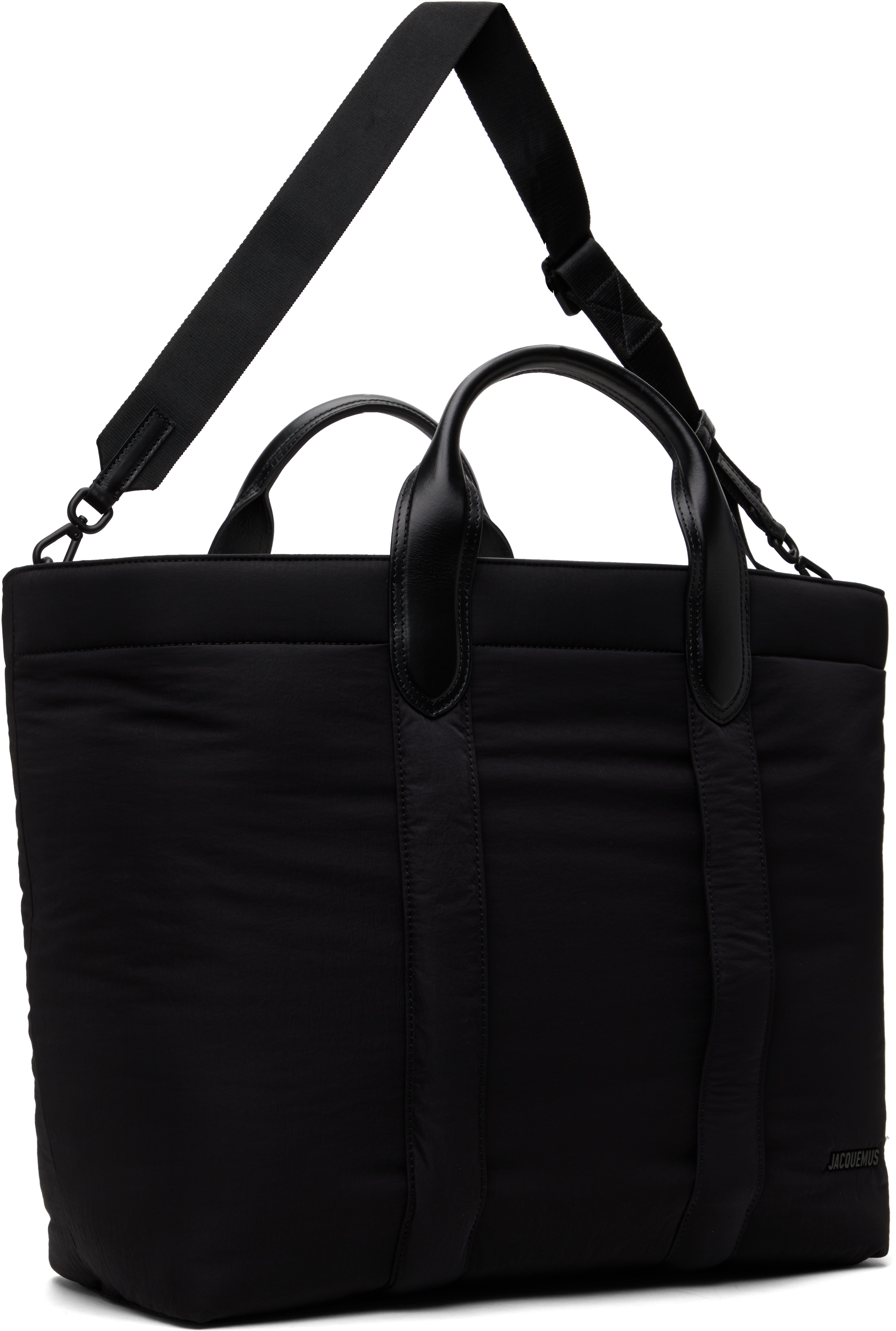 Jacquemus Black La Croisière 'the Bambino Shopper' Tote