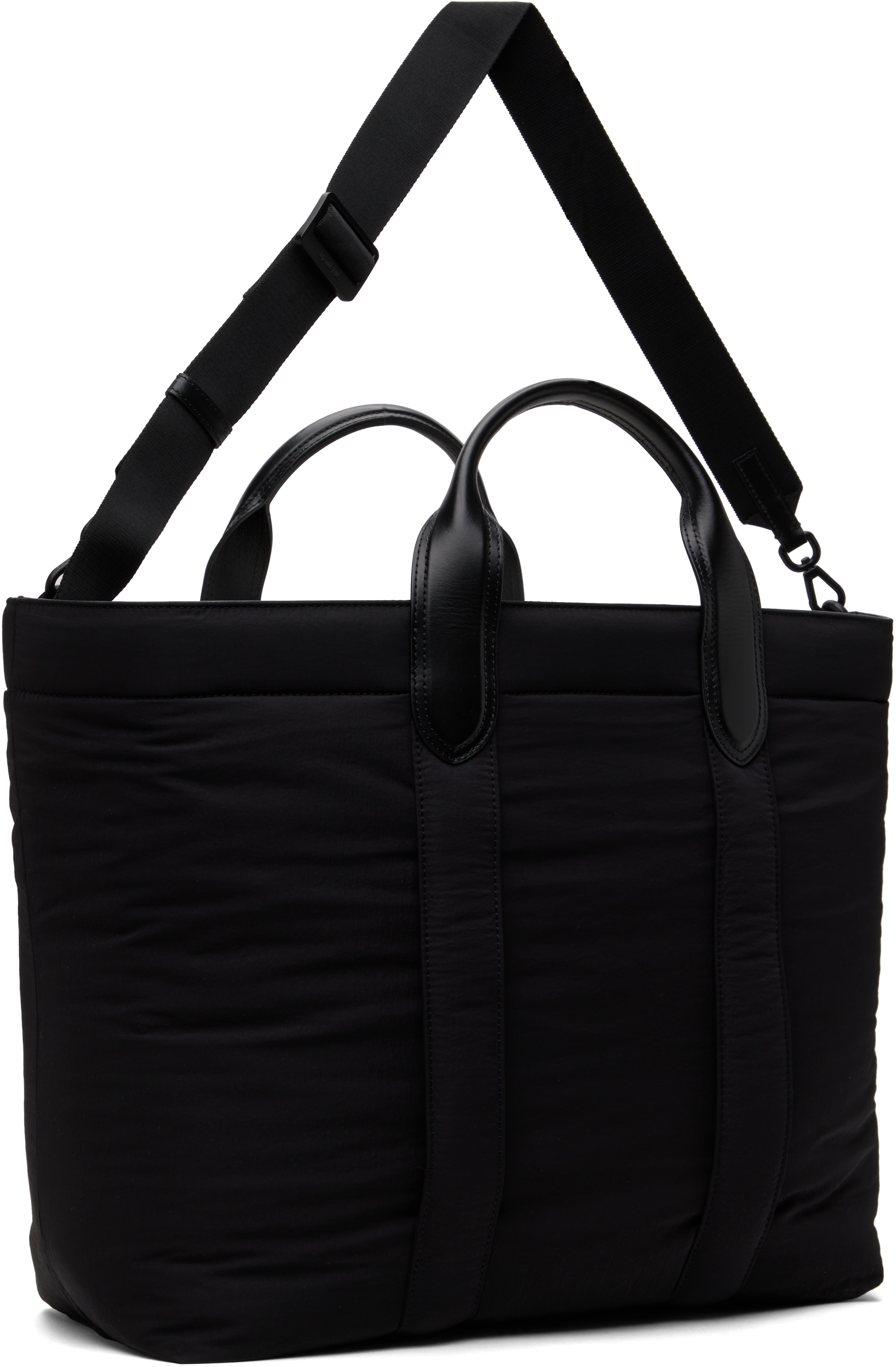 Jacquemus Black La Croisière 'the Bambino Shopper' Tote