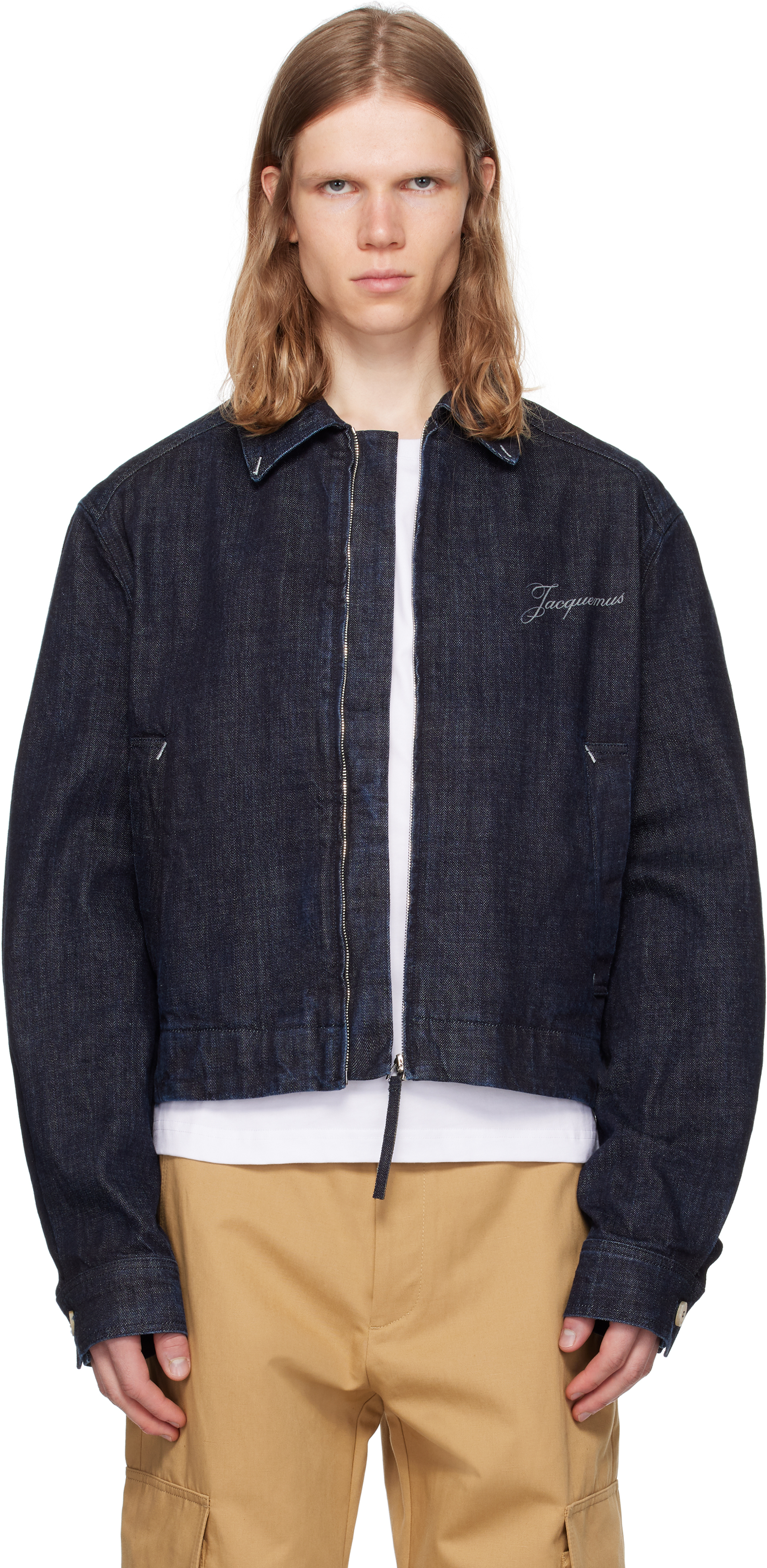Navy La Croisière 'The Canevas de-Nîmes' Denim Jacket