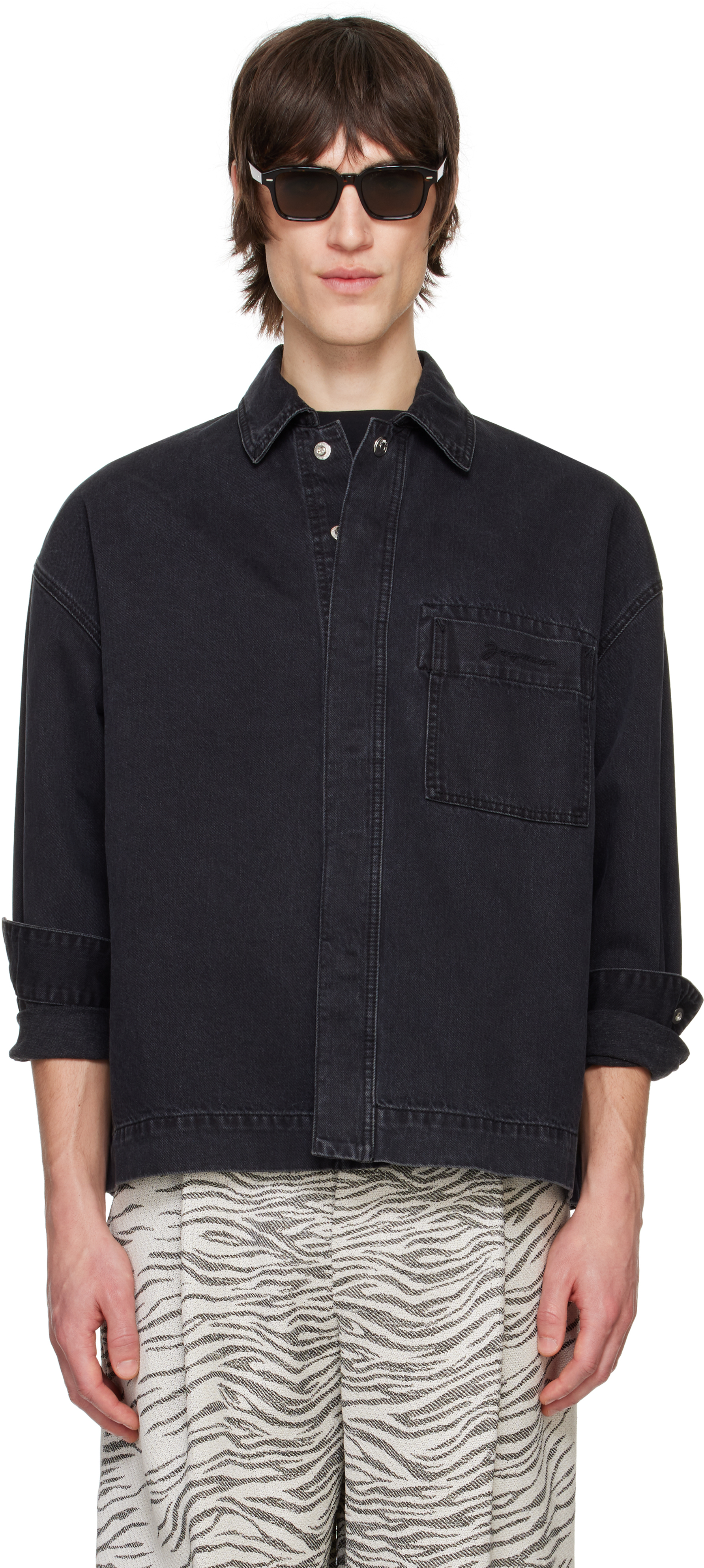 Black La Casa 'The de-Nîmes' Denim Shirt
