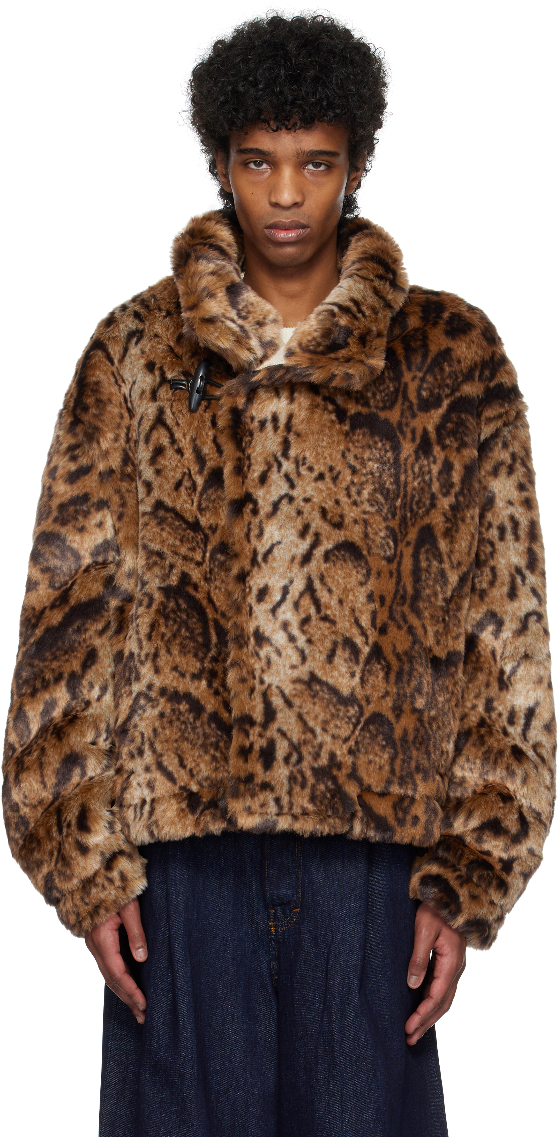 Brown 
The Fernando
 Faux-Fur Jacket