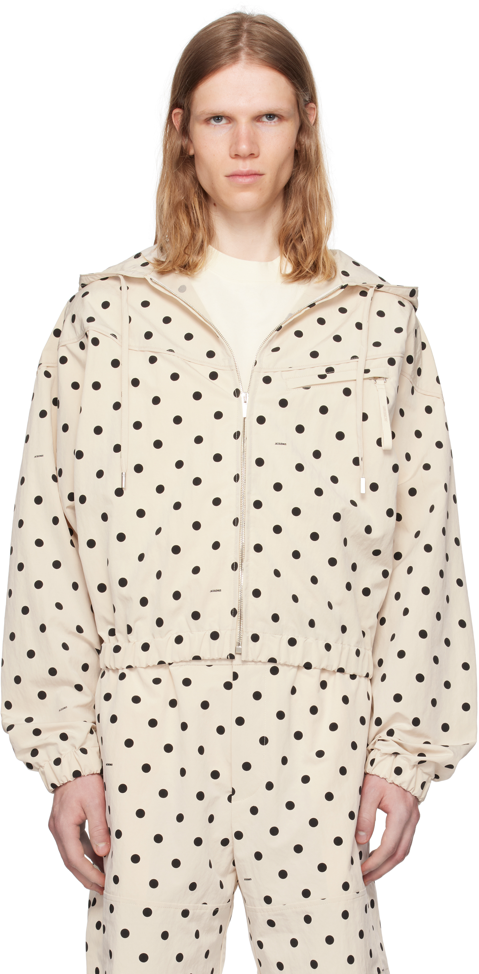 Beige & Black La Croisière 'The Bateau' Jacket by JACQUEMUS on Sale