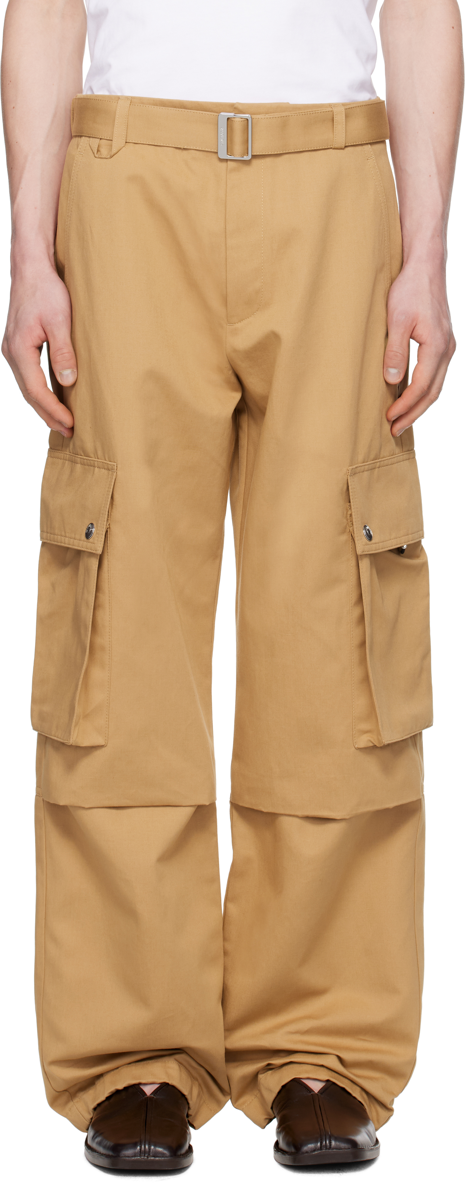 Beige La Casa 'The cargo pants' Cargo Pants
