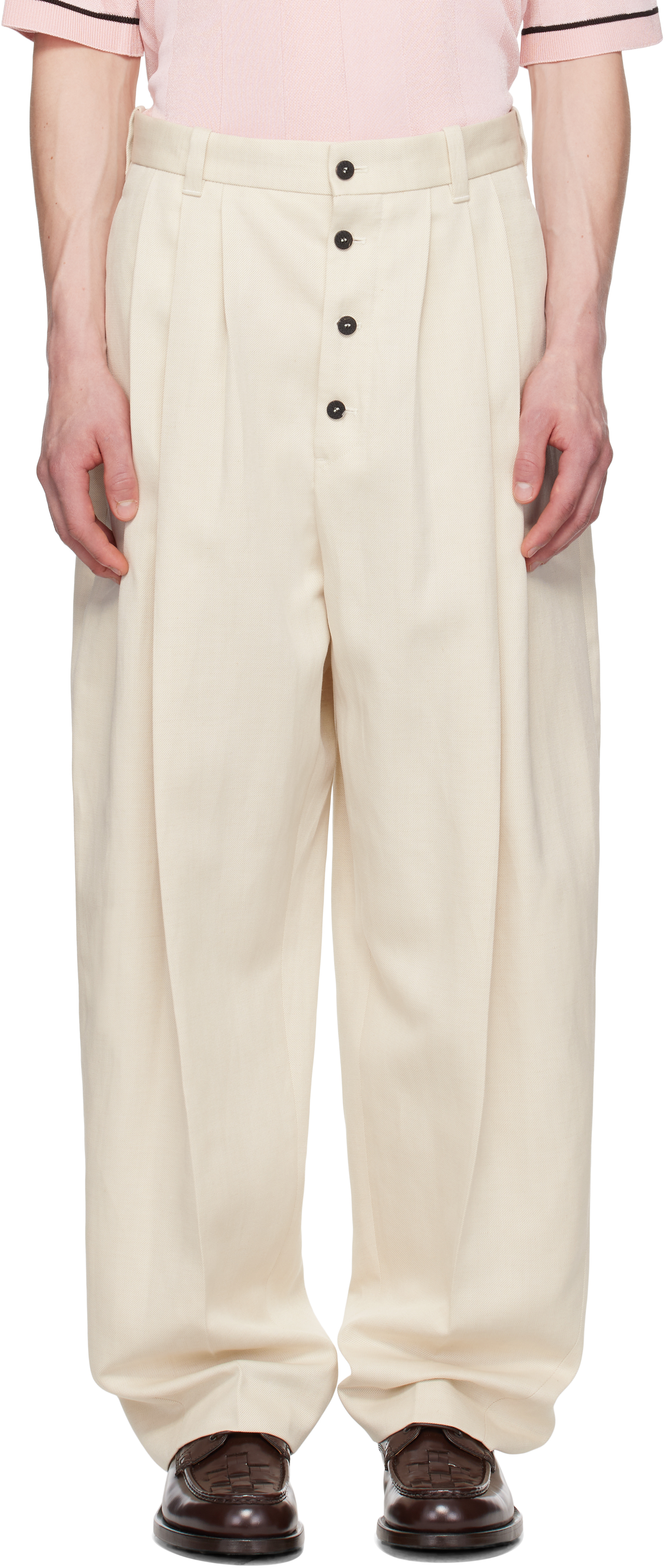 Beige 'The Fernando' Trousers