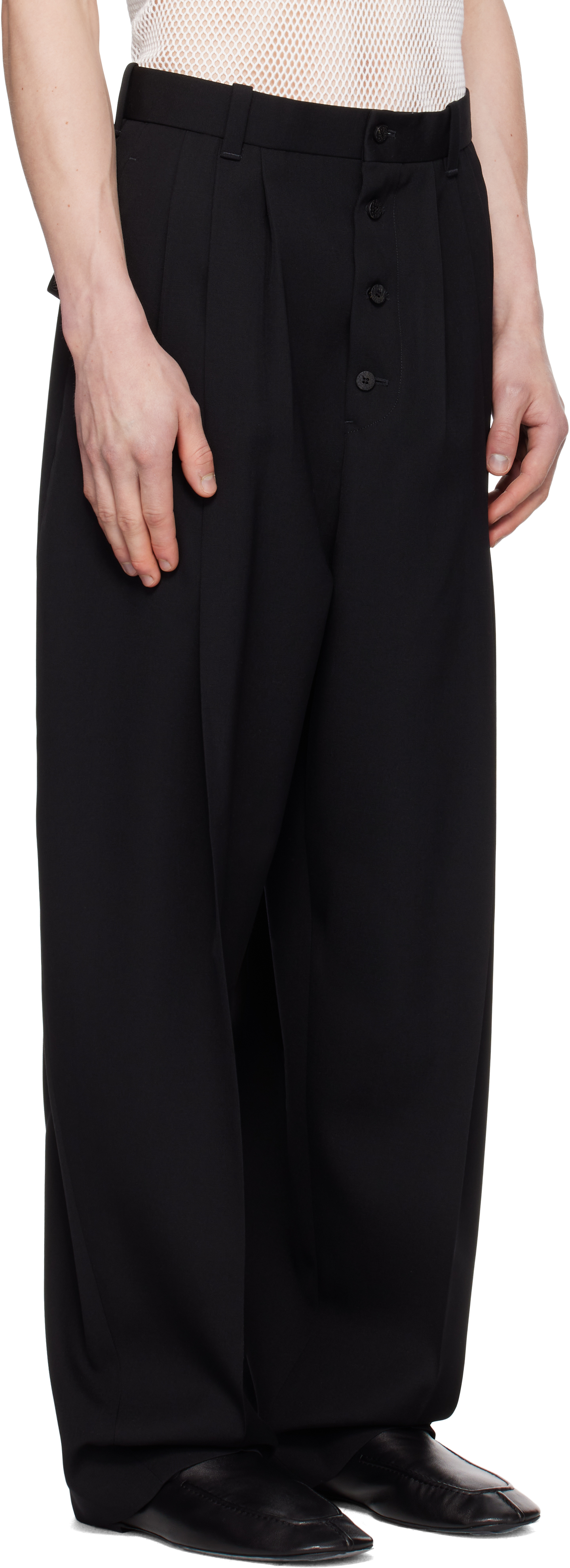Jacquemus Black La Croisière 'the Fernando' Trousers