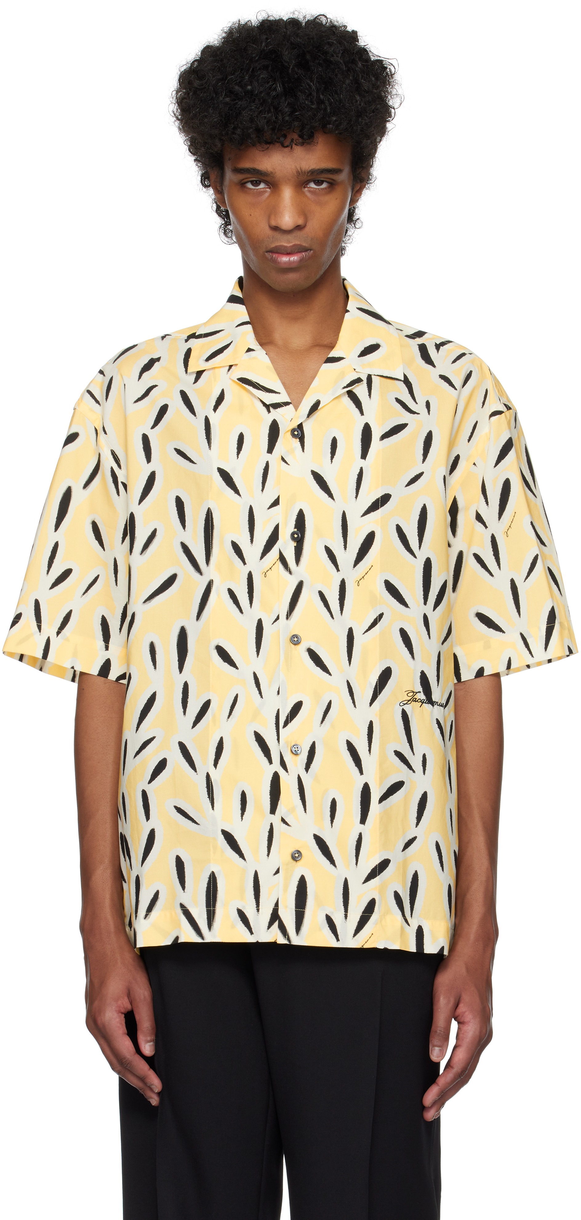Yellow & Black 'The Jean' Shirt