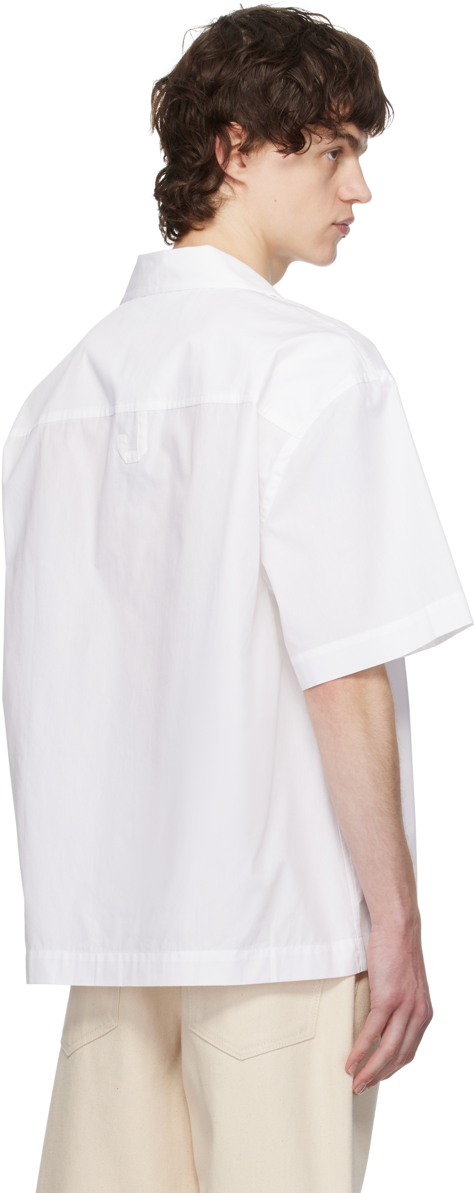 Jacquemus Mens La Chemise Graphic-print Cotton Shirt Boite Sardines Orange In 1if Boite Sardines O