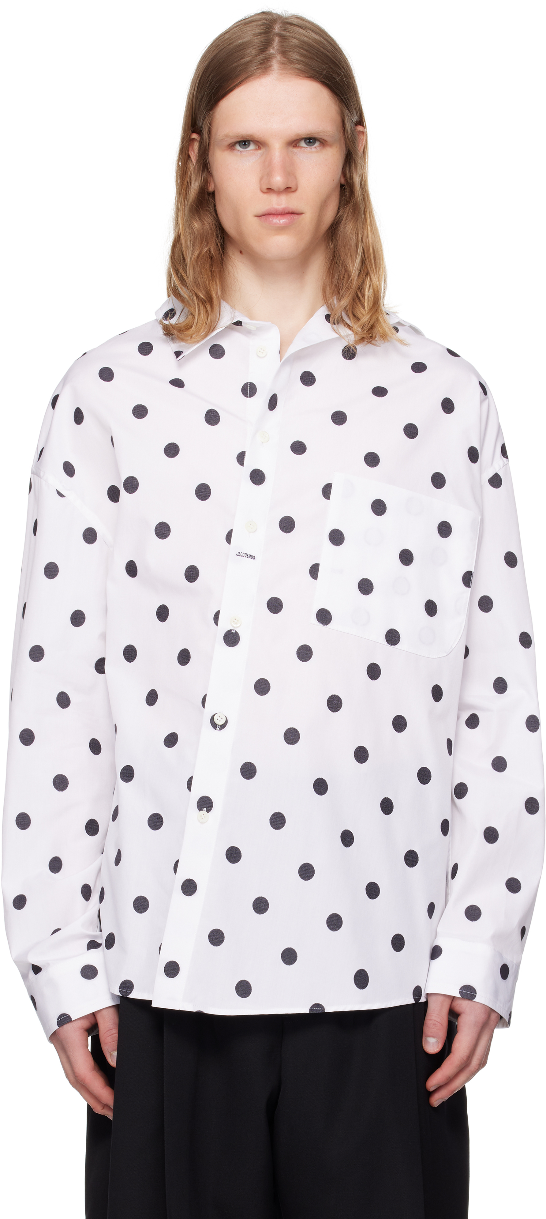 White & Black La Croisière 'The Cuadro' Shirt