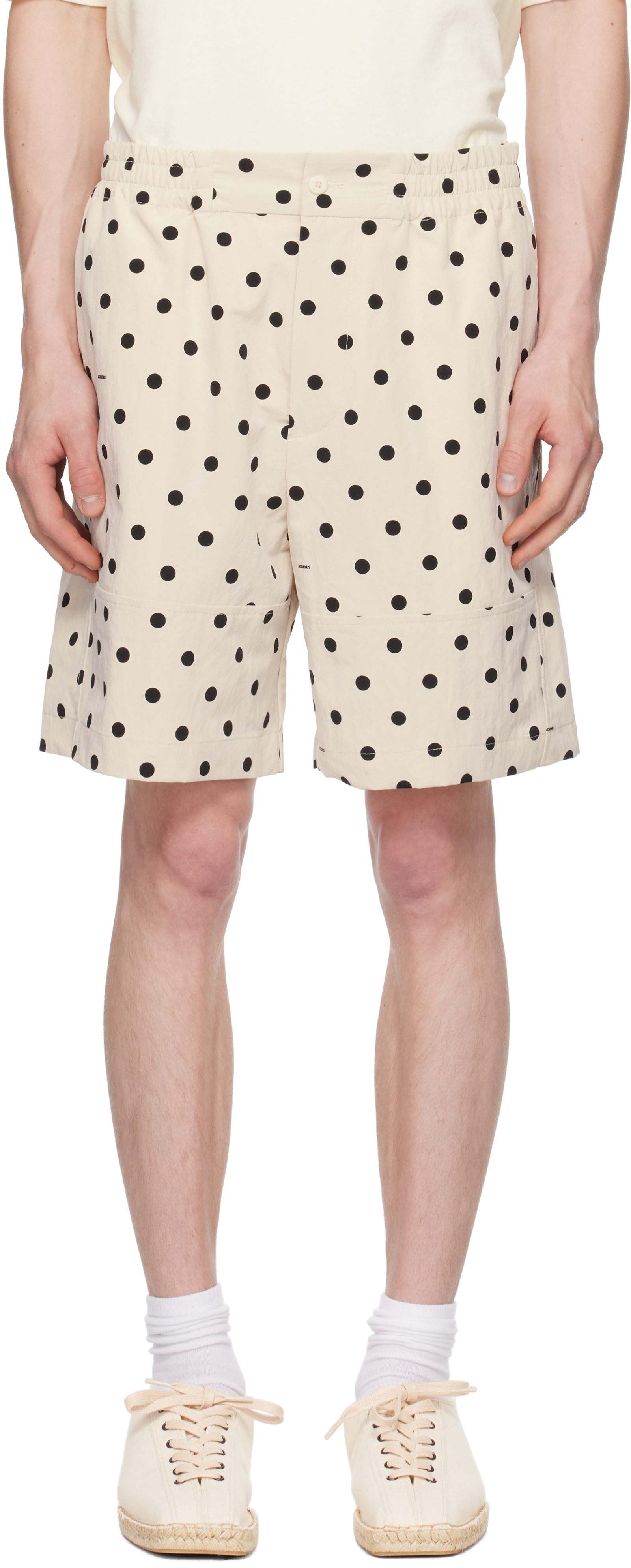 Beige 'The Aloe' Shorts