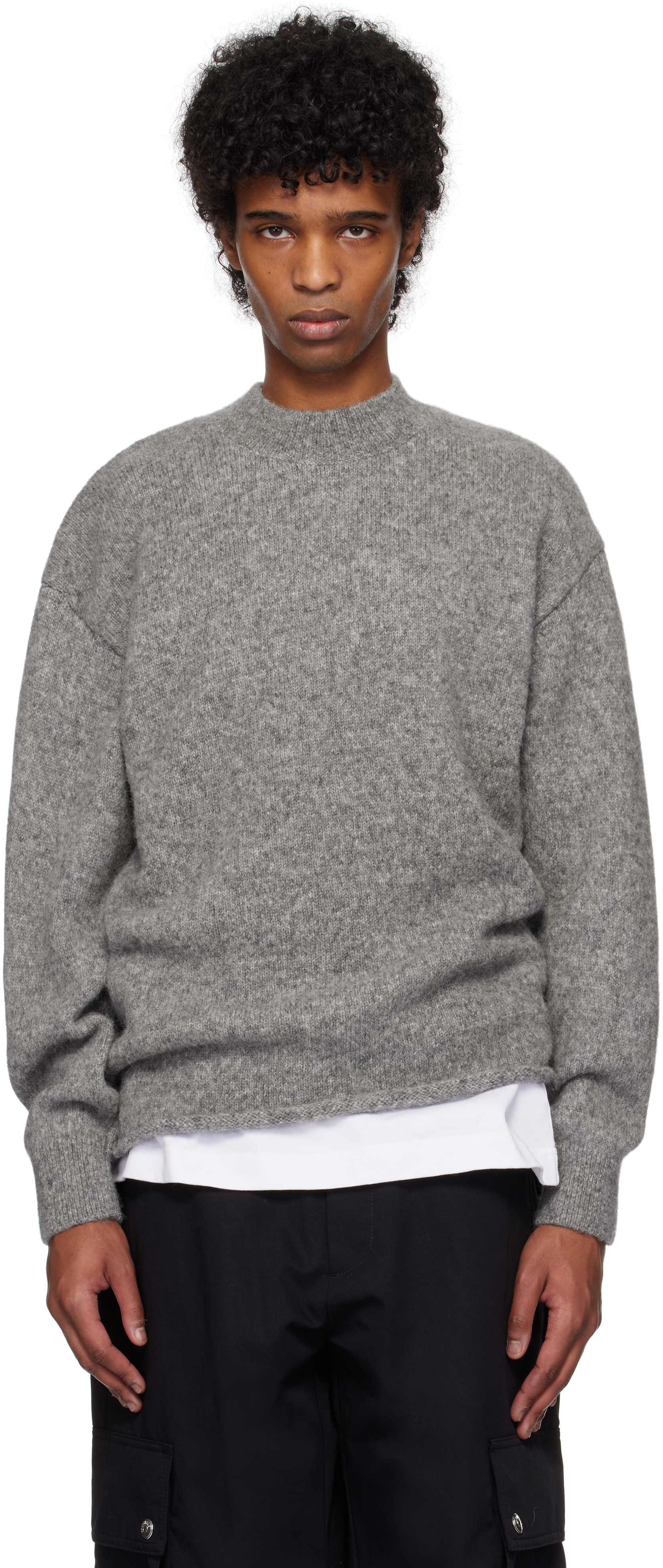 Shop Jacquemus Gray Les Classiques 'the ' Sweater In 950 Grey