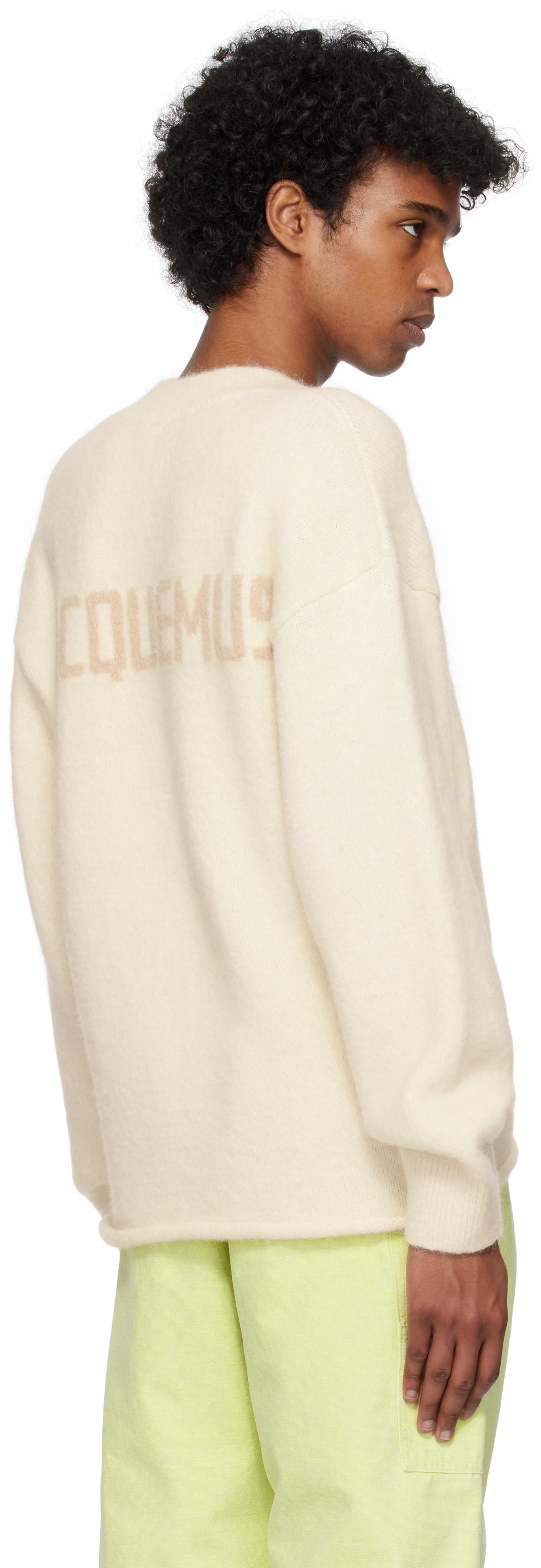 Jacquemus Off-white Les Classiques 'the ' Sweater In 130 Light Beige