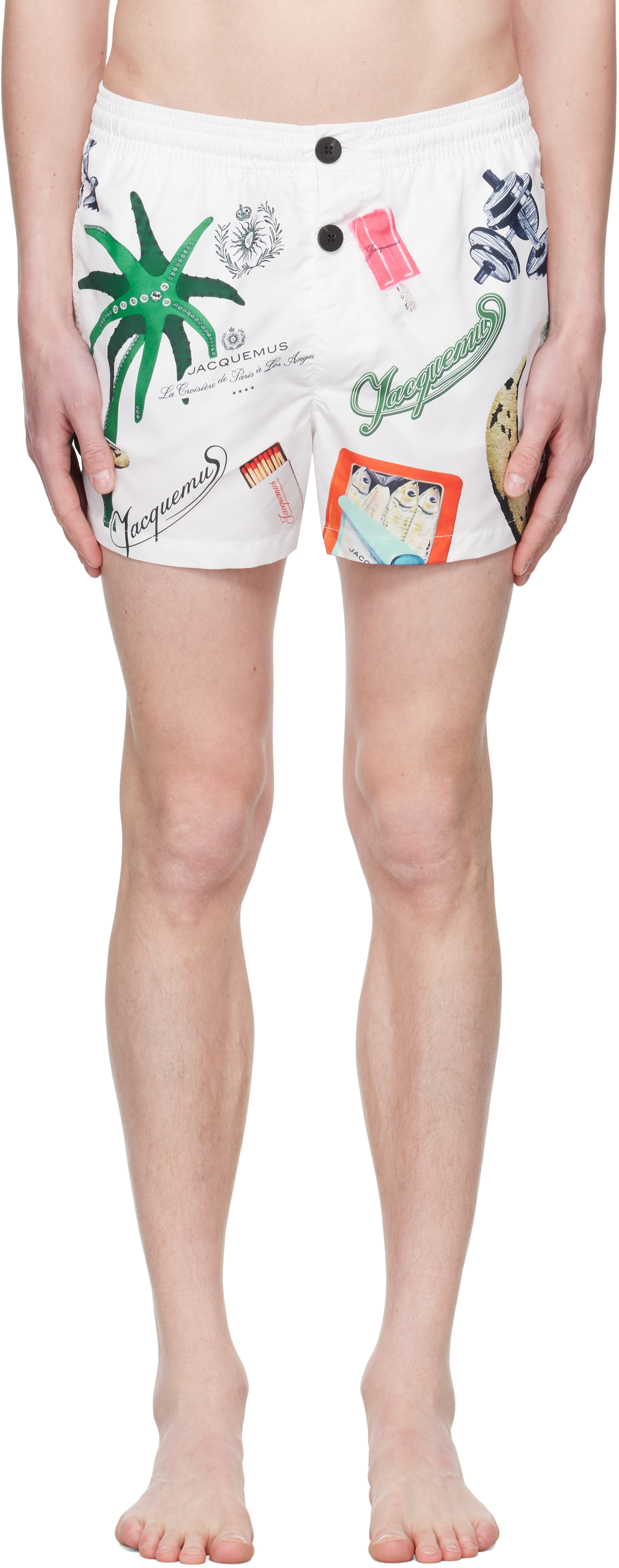 Jacquemus Le Maillot Puntini Swim Shorts
